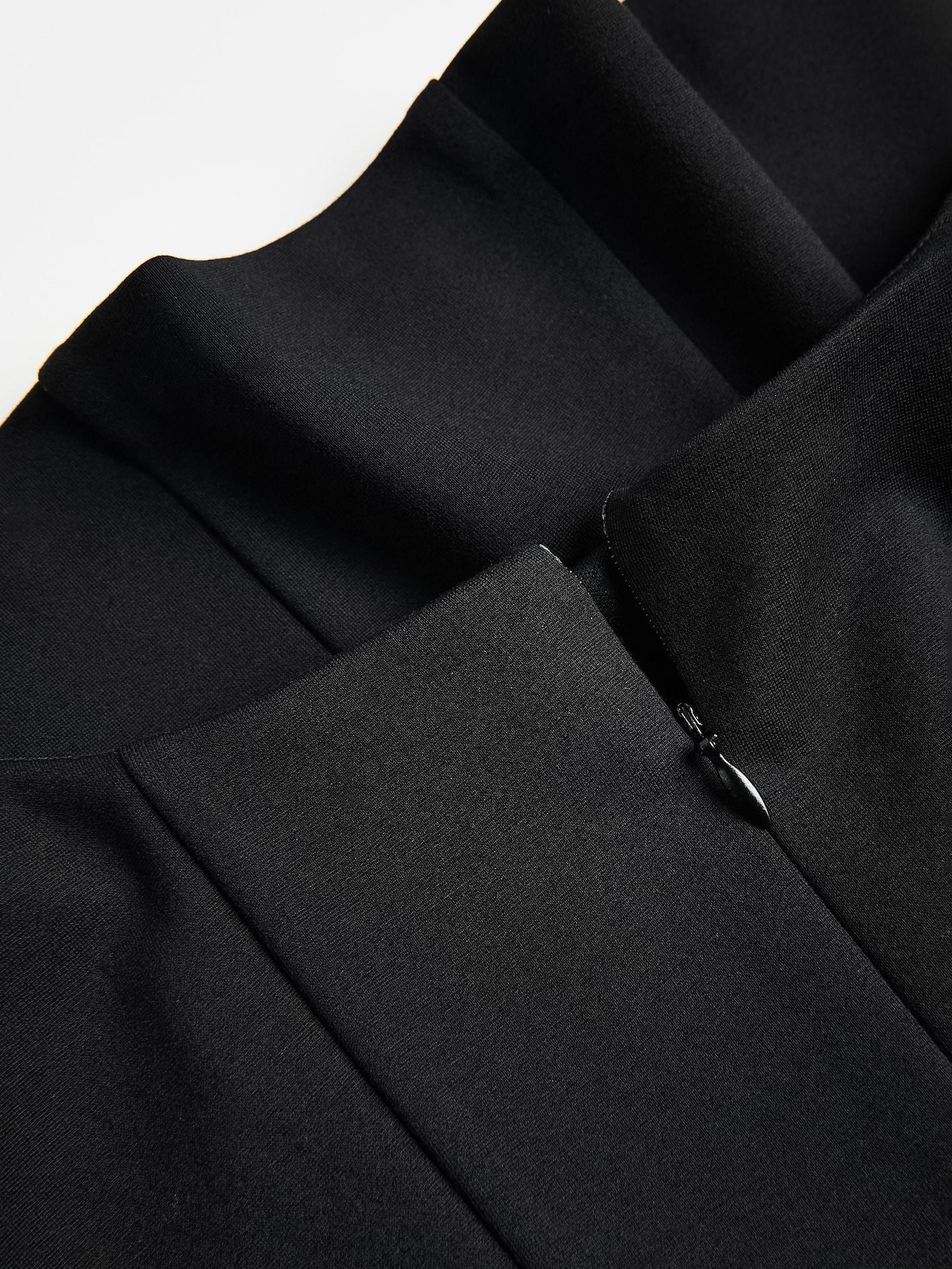 Black Corset-Style Top With Viscose, Black, large image number 1