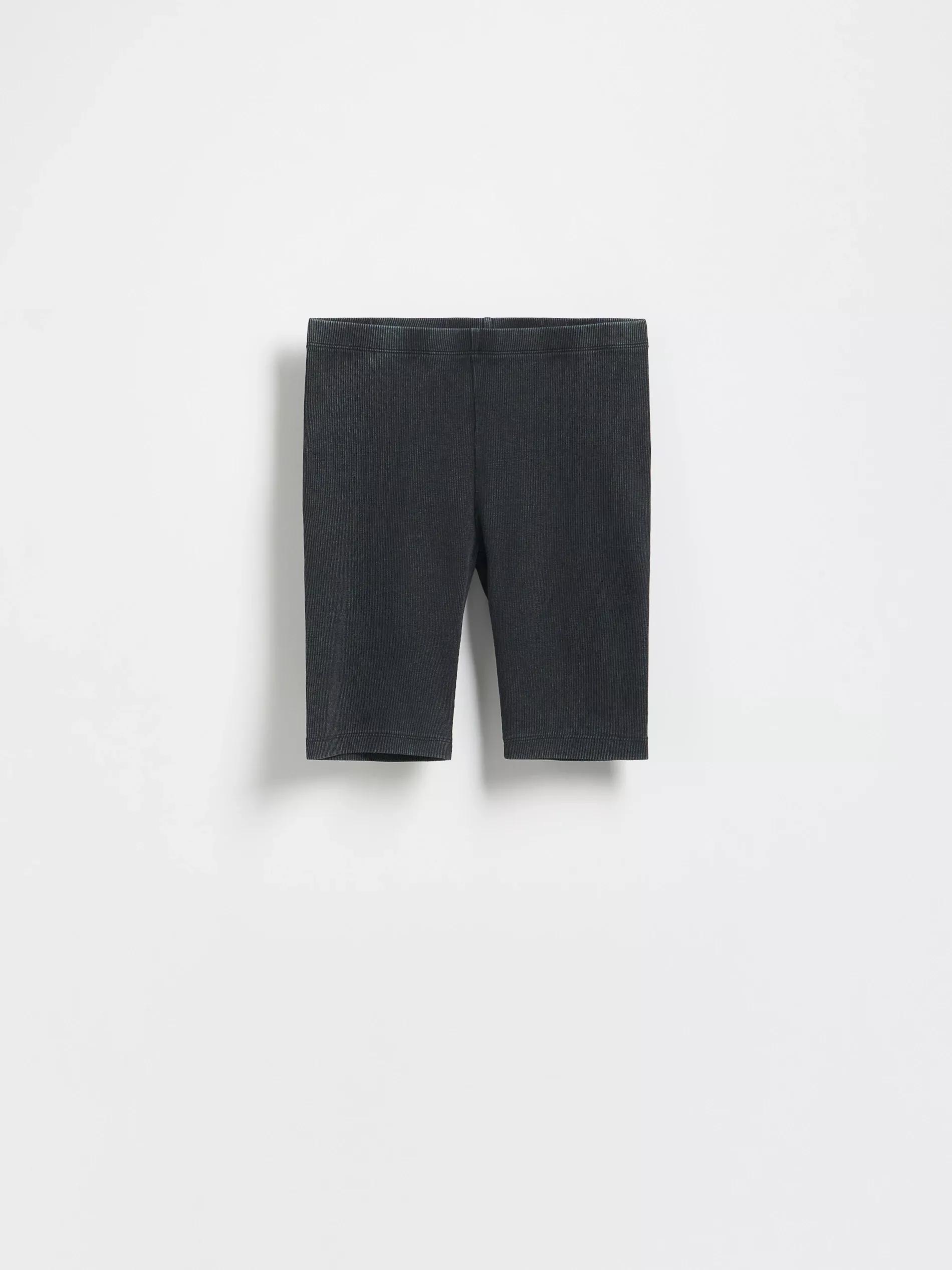 Grey Cotton Rich Biker Shorts, , medium