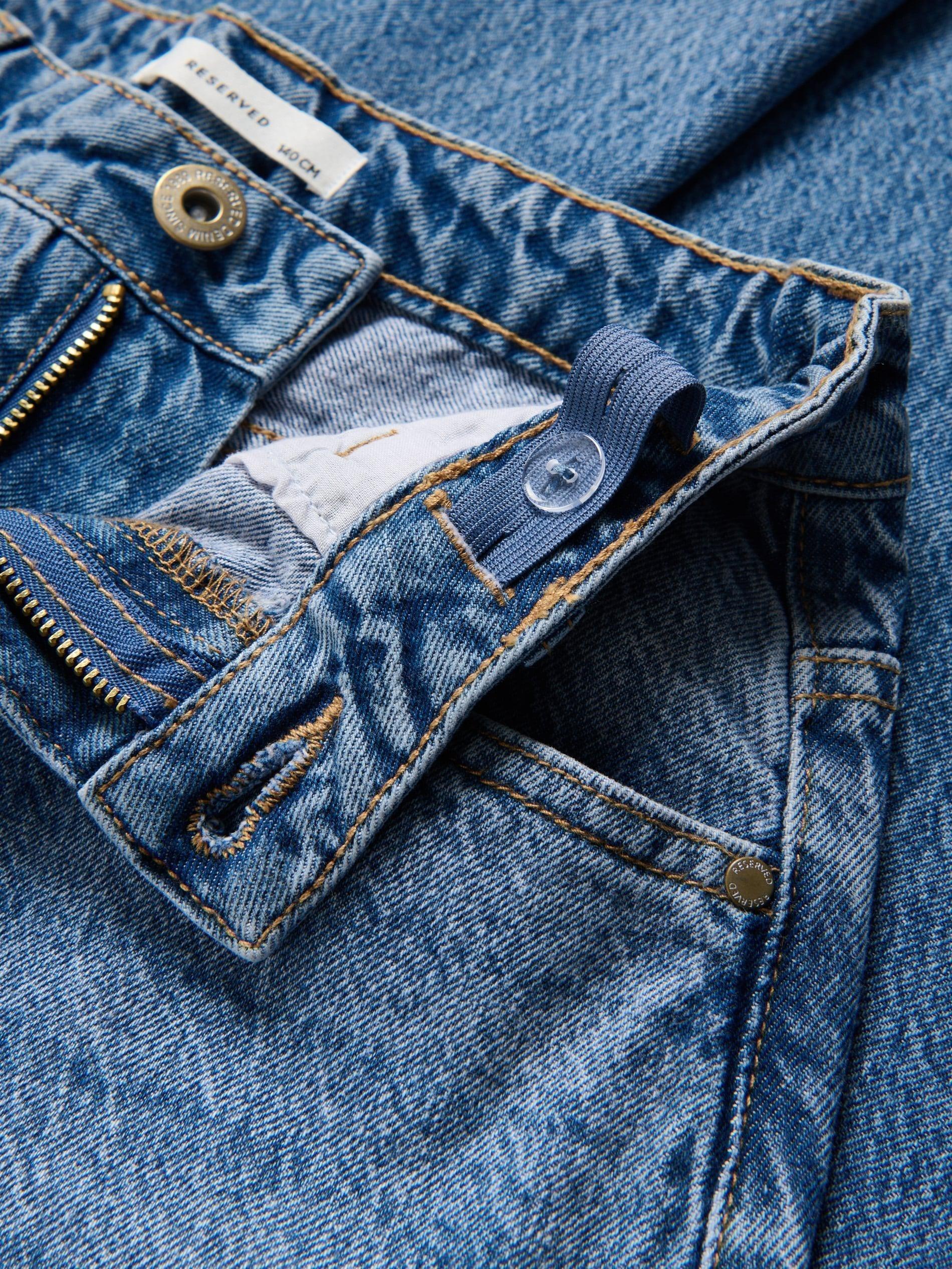 Blue Jeans Wide Leg Jeans, Blue, medium