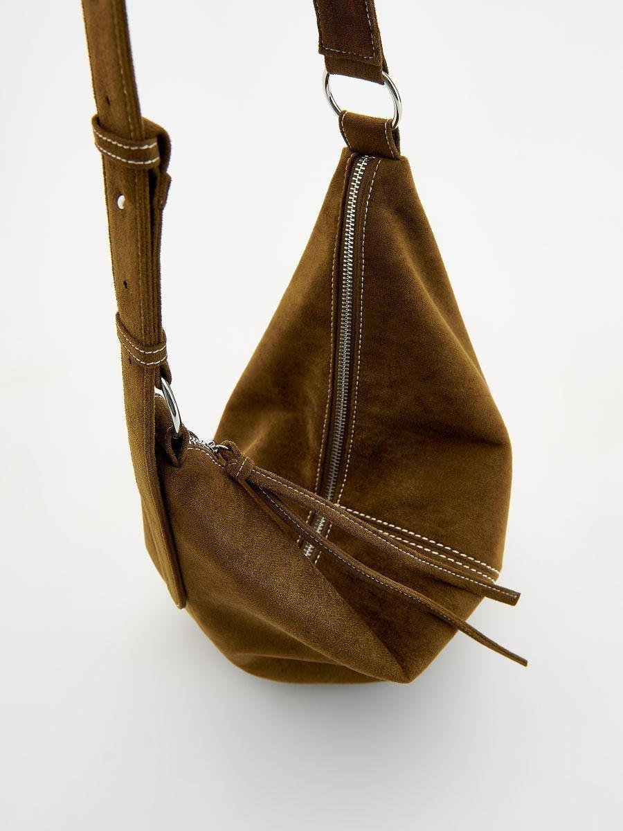 Brown Handbag, Khaki, large image number 2