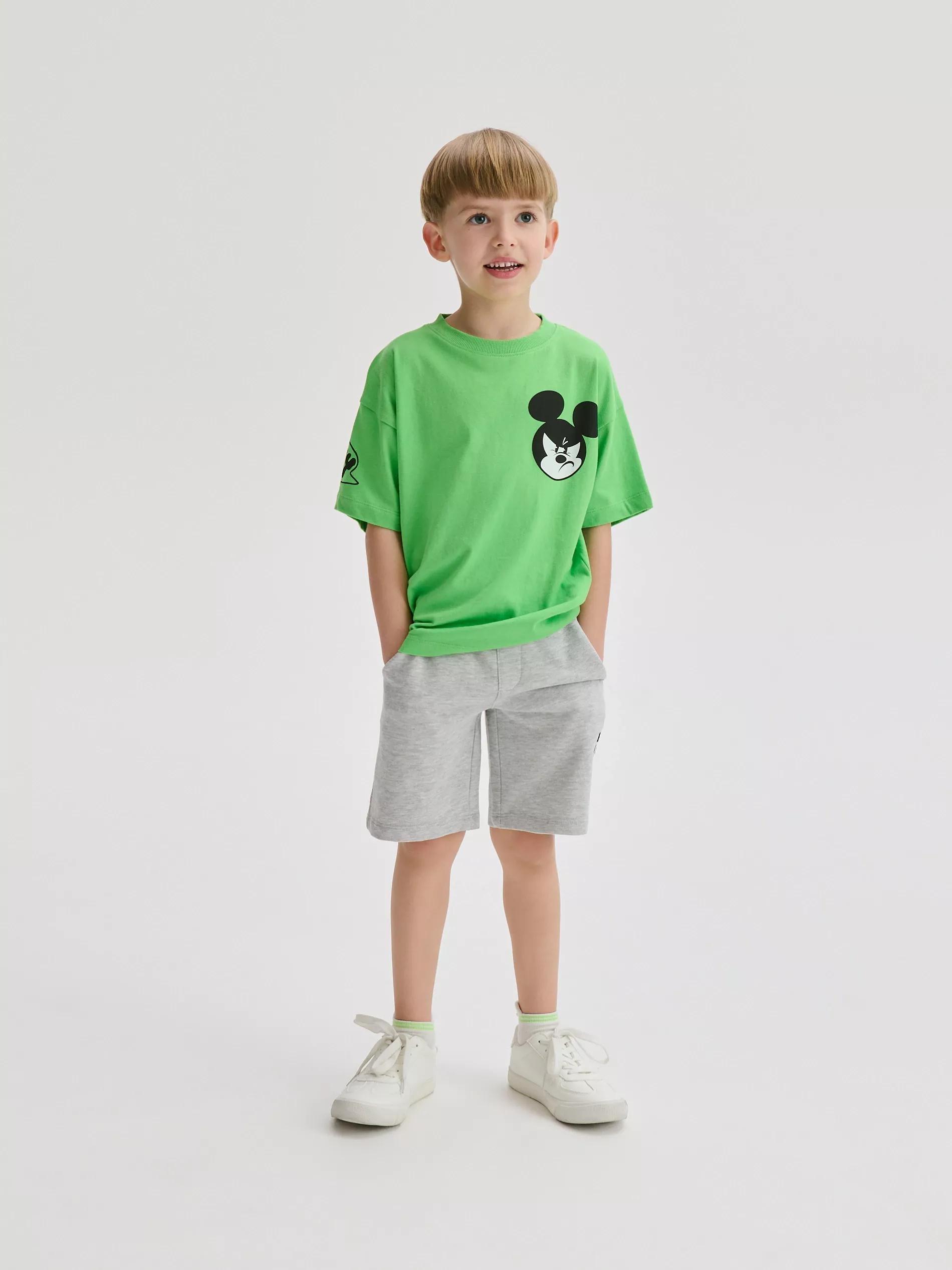Grey Cotton Shorts, , large image number 2
