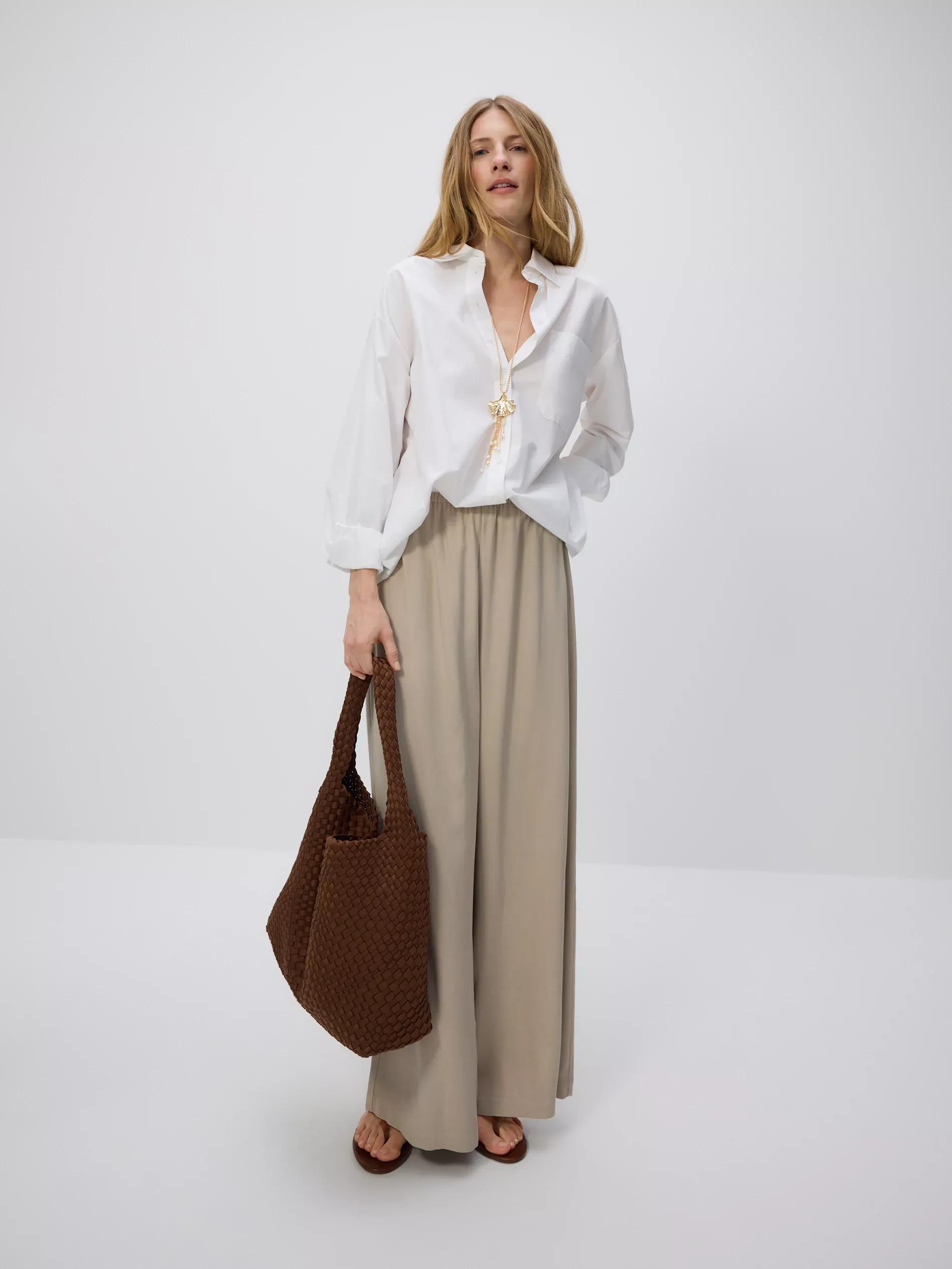 Brown Braided Hobo Bag, Brown, large image number 0