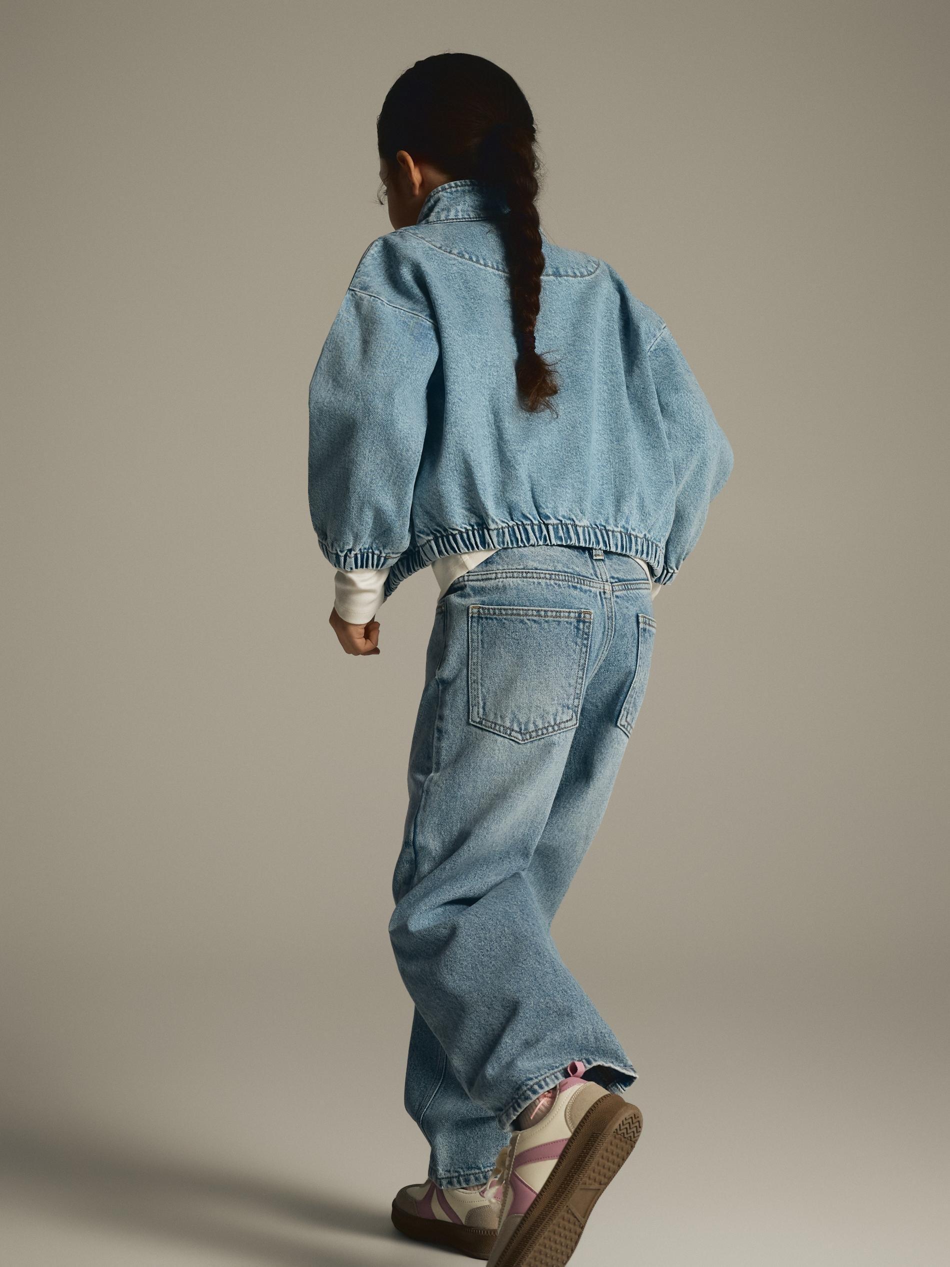 Blue Jeans Baggy Jeans, Kids Girls, Blue, large image number 3