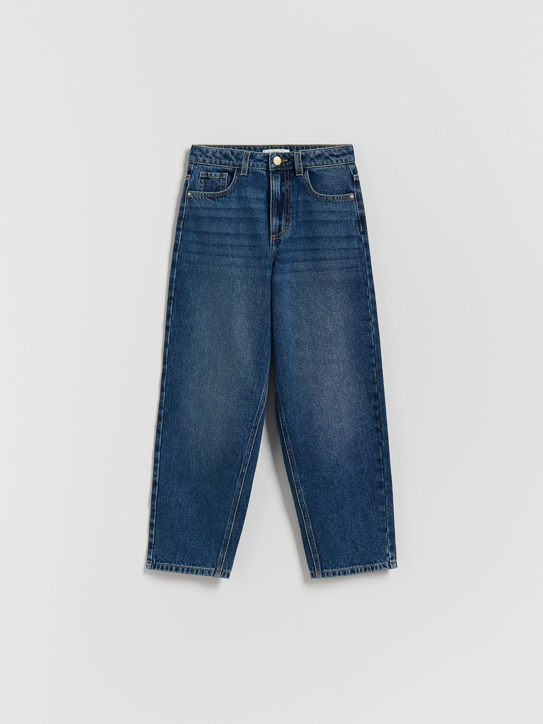 Navy Baggy Jeans, Navy, large image number 0