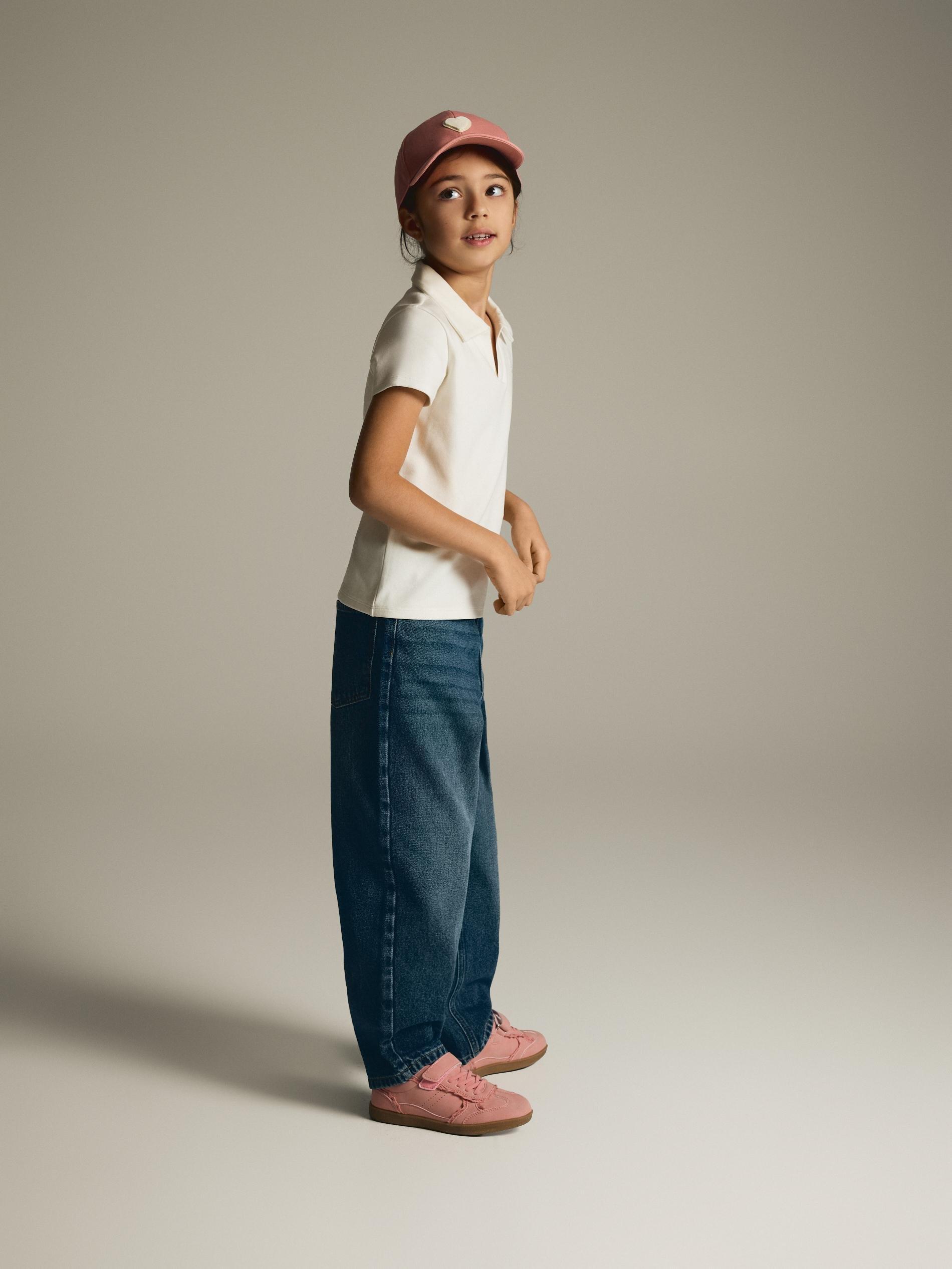 Navy Baggy Jeans, Navy, large image number 3