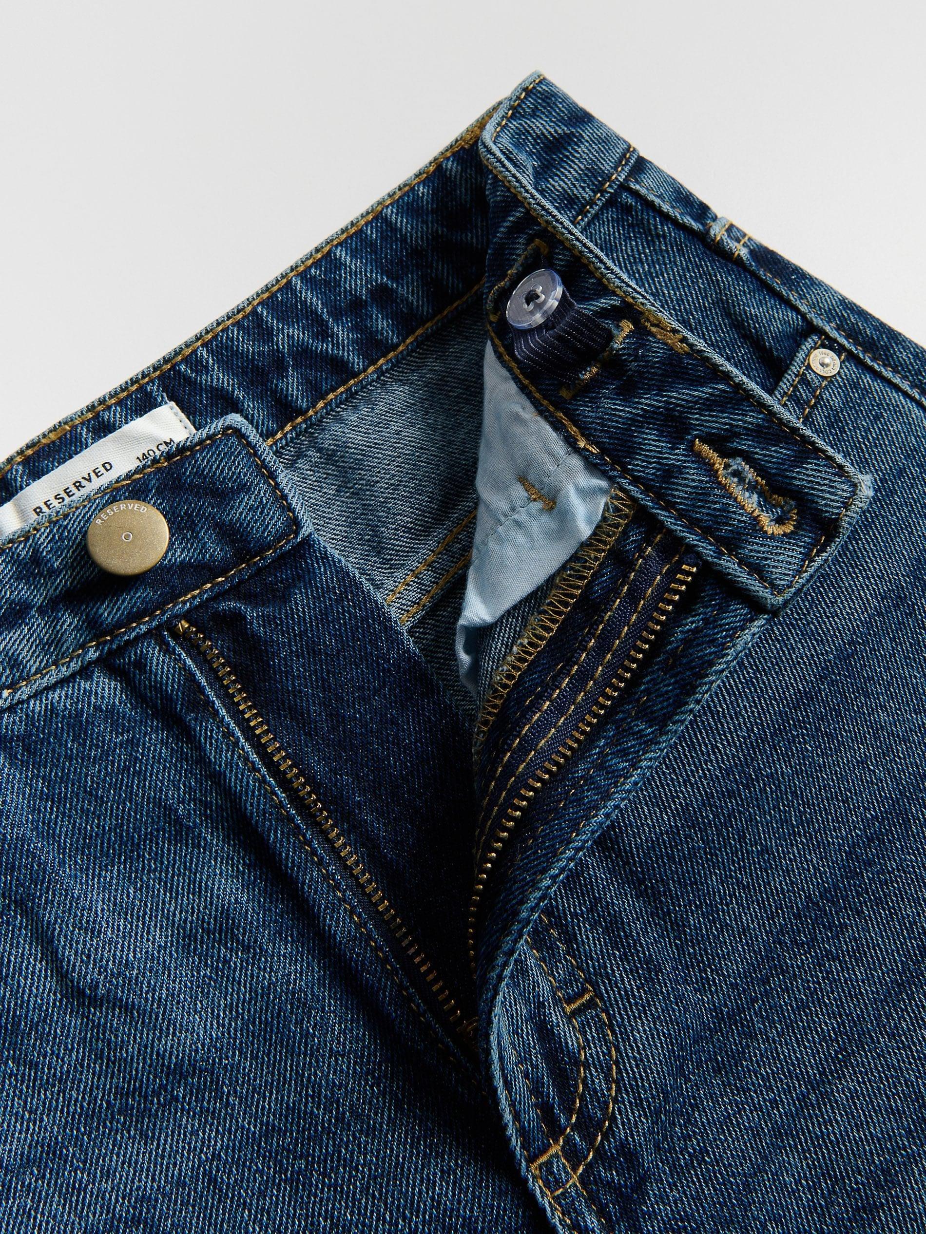 Navy Baggy Jeans, Navy, large image number 4