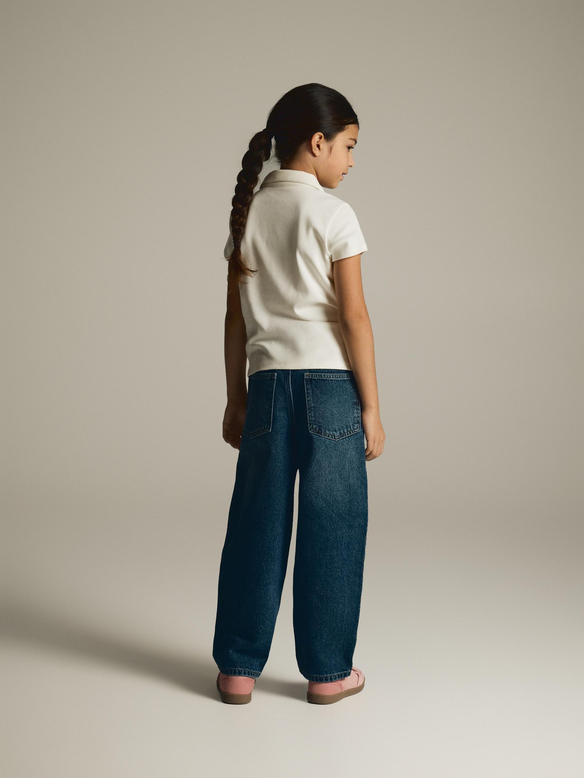 Navy Baggy Jeans, Navy, large image number 5