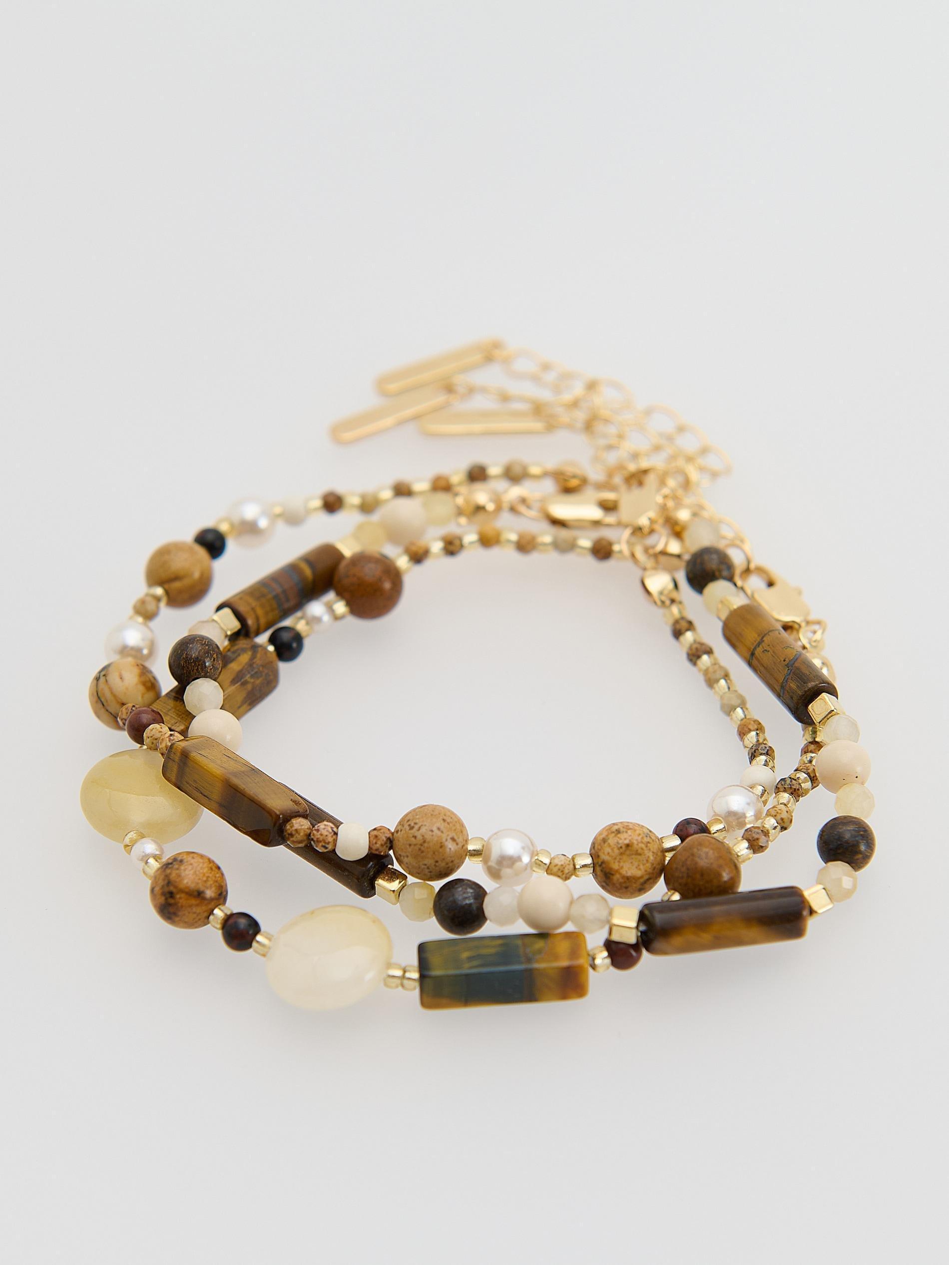 Multicolour Bracelets With Beads Set, Multicolor, large image number 1