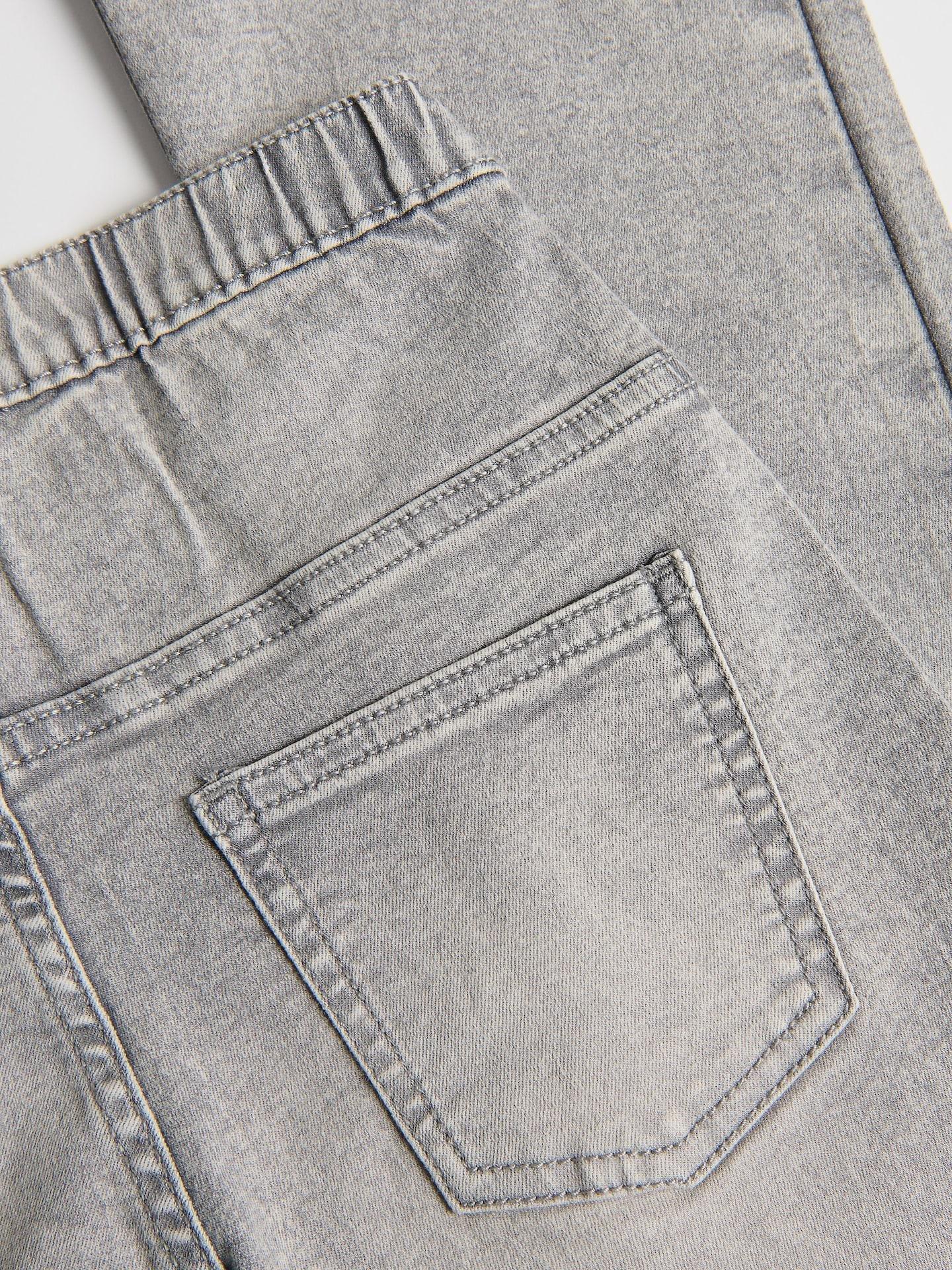 Grey Flare Jeggings, Light grey, large image number 3