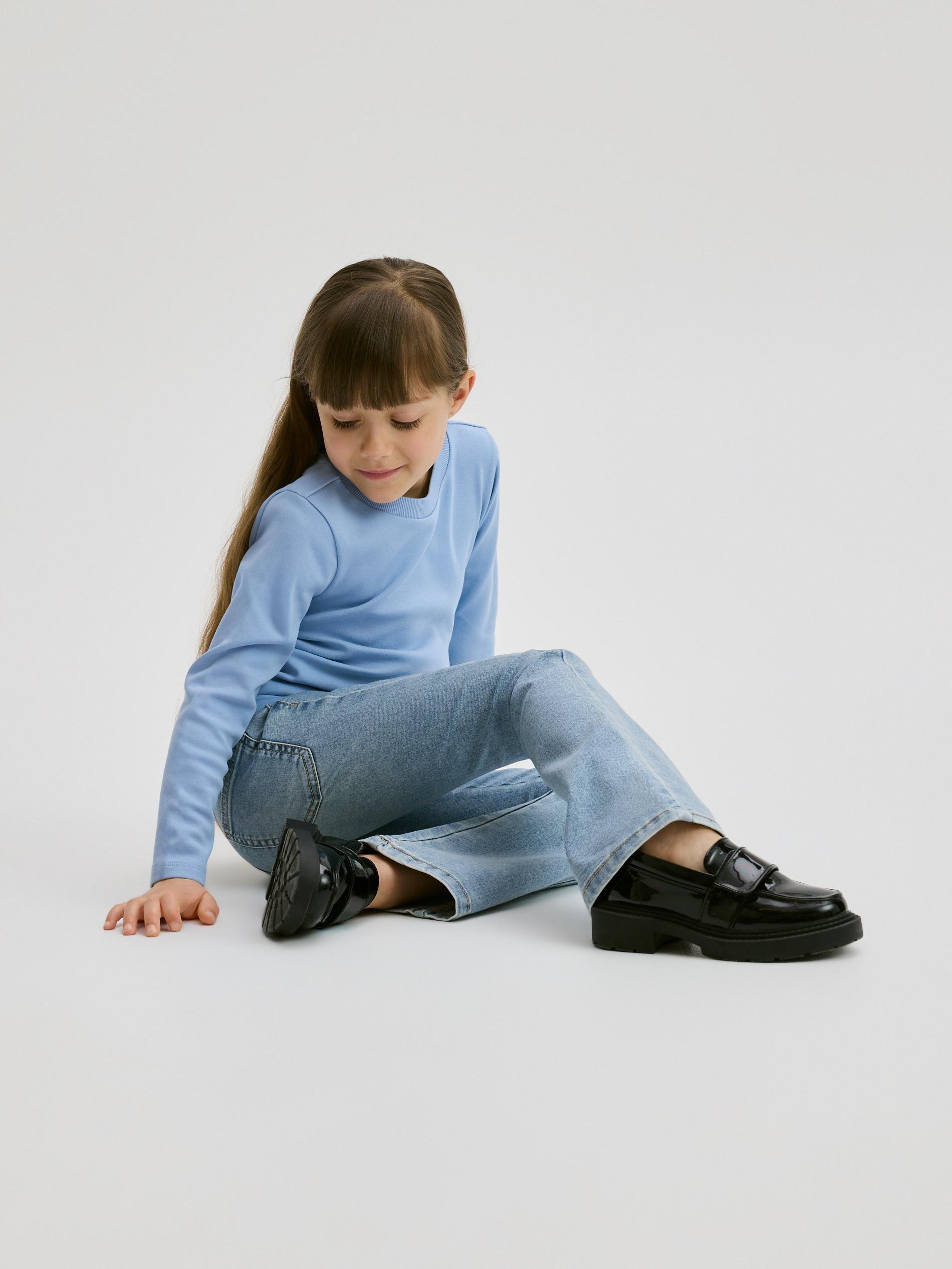 Blue Flare Jeggings, Blue, medium