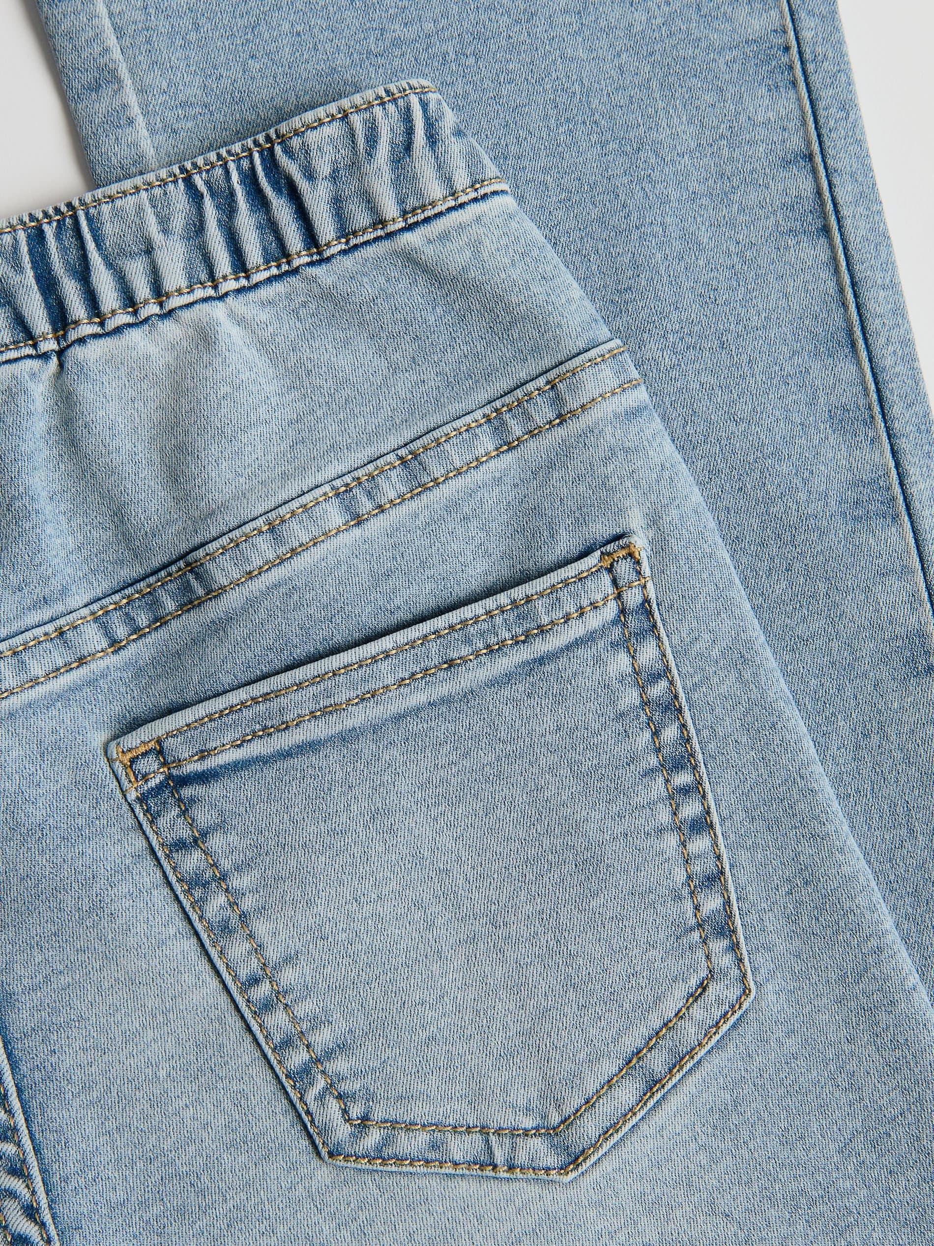 Blue Flare Jeggings, Blue, large image number 3