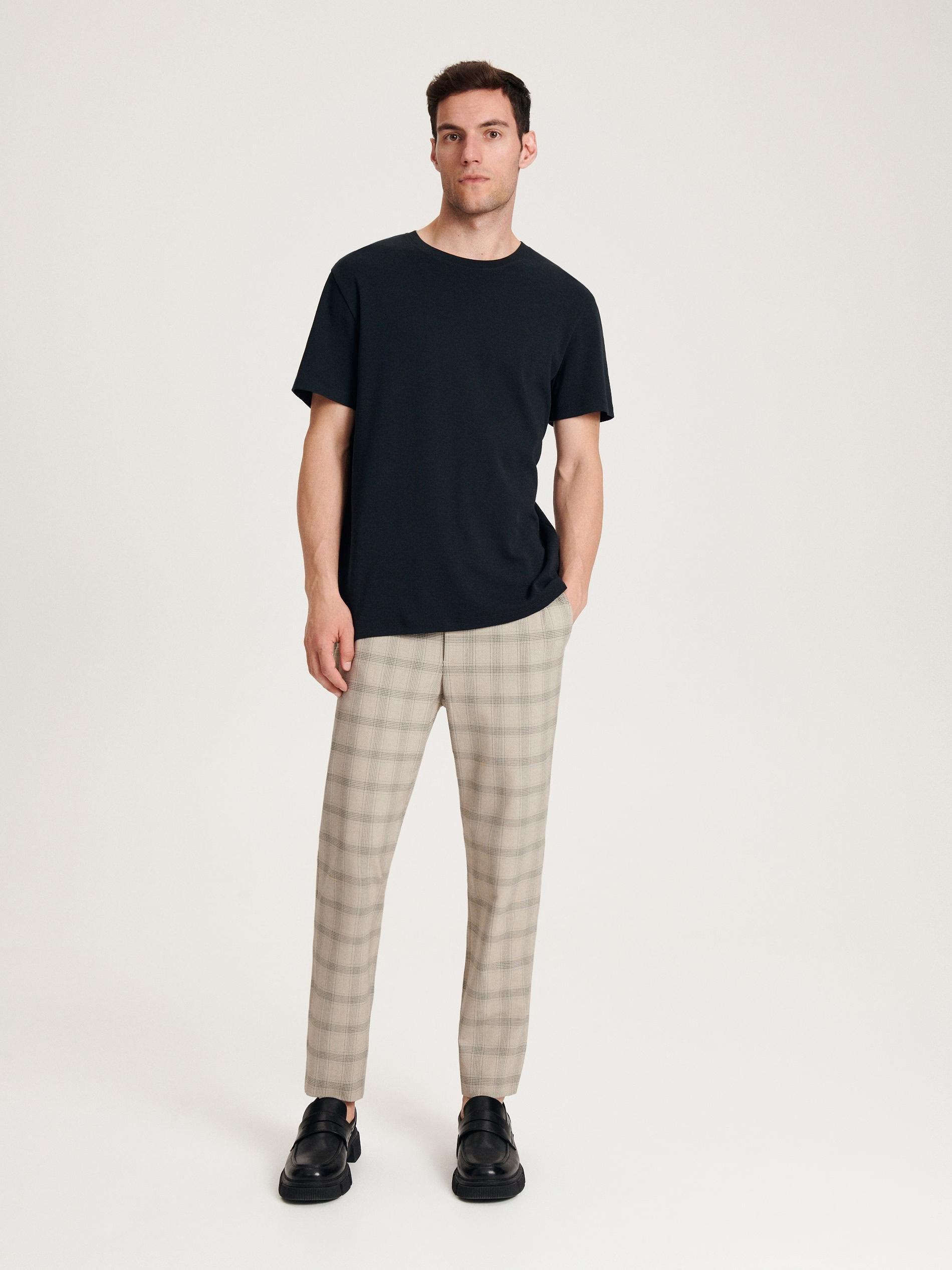 Beige Tie Detail Trousers, , large image number 0