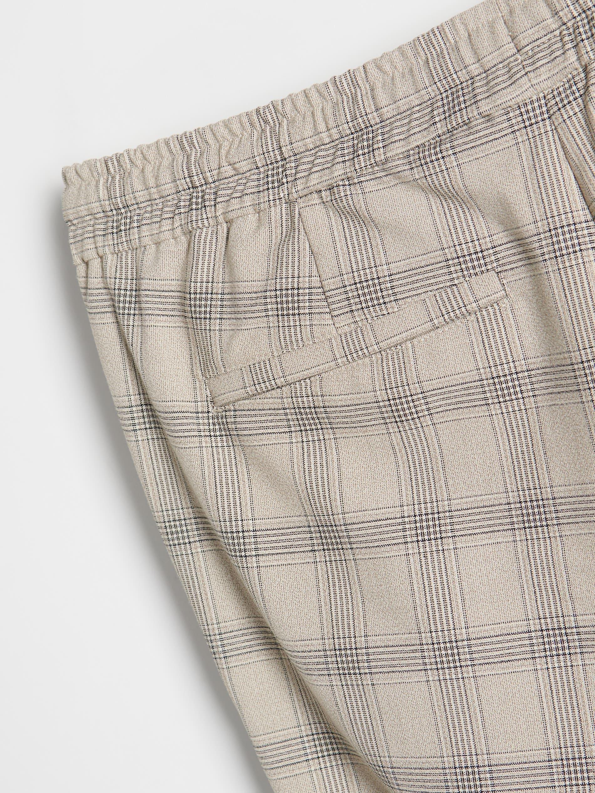 Beige Tie Detail Trousers, , large image number 3