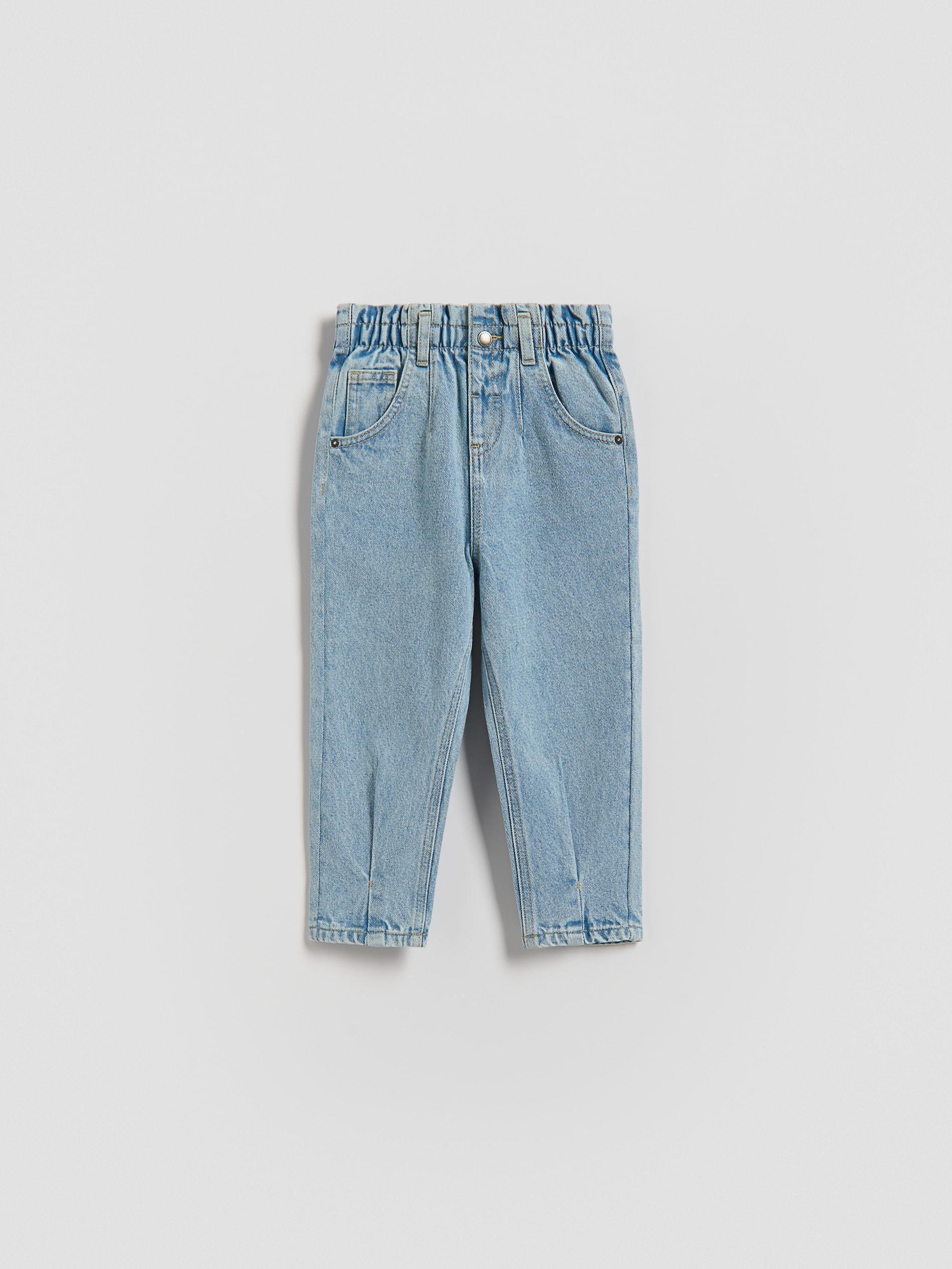 Blue Paperbag Jeans, Blue, medium