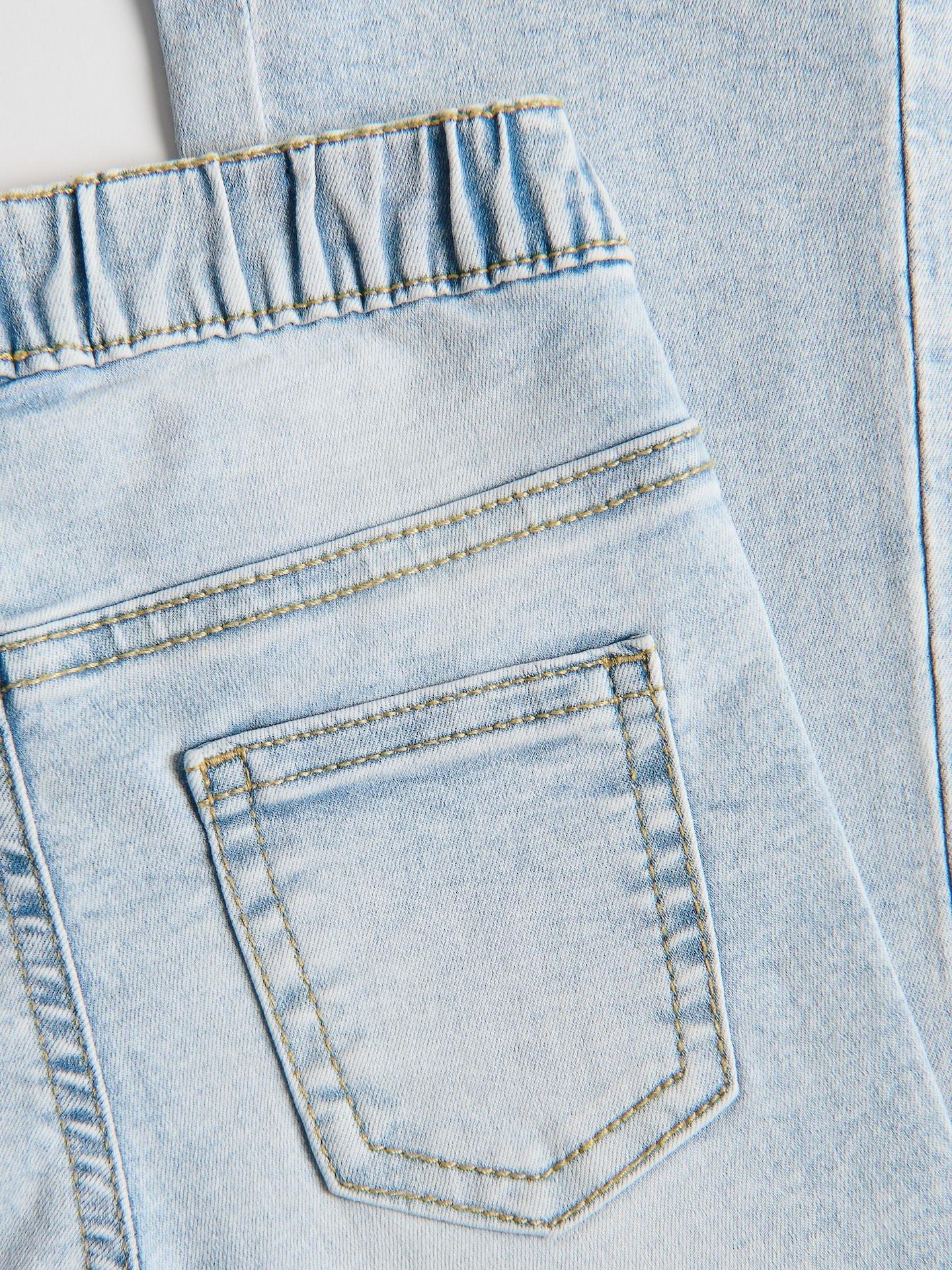 Blue Flare Jeggings, Blue, large image number 5