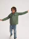 Reserved - Turquoise Quilted Jacket With Hood, Kids Boys