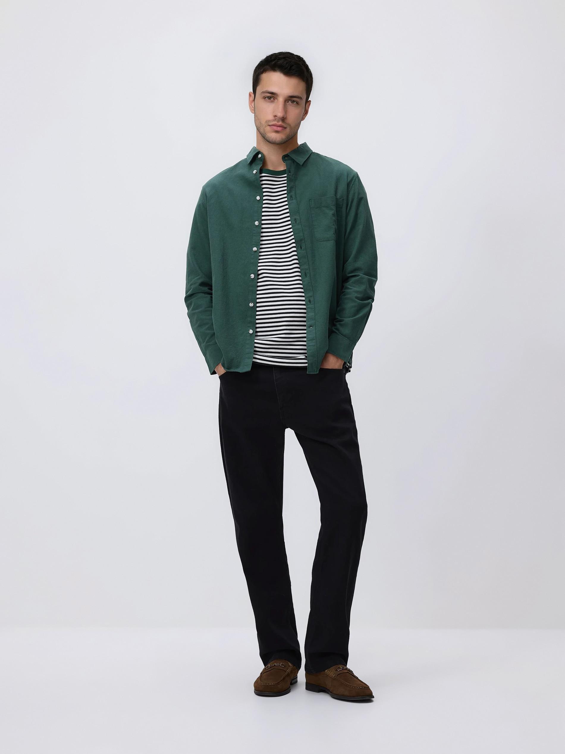 Brown Faux Suede Jacket, Khaki, large image number 1