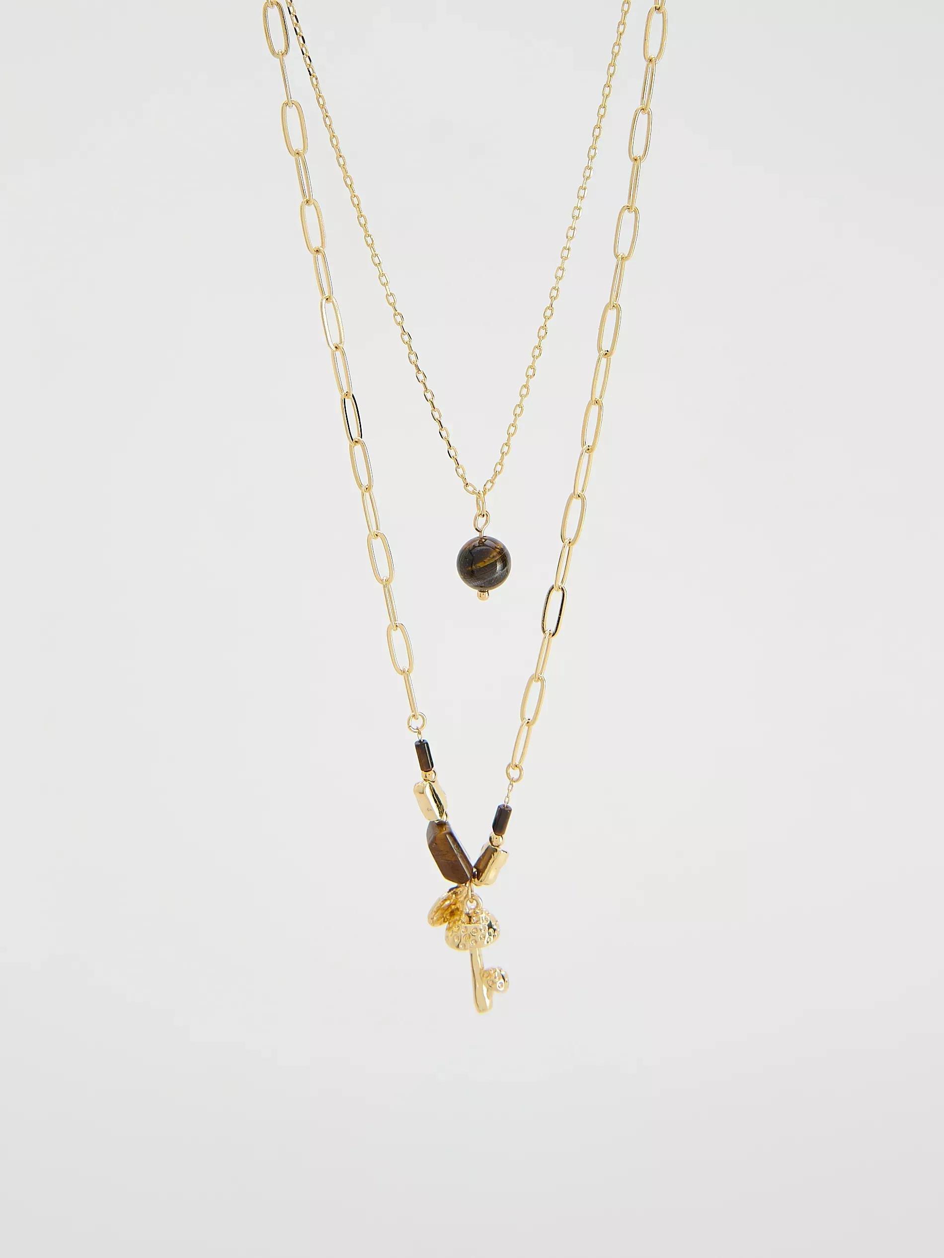 MULTICOLOR NECKLACE, Multicolor, medium