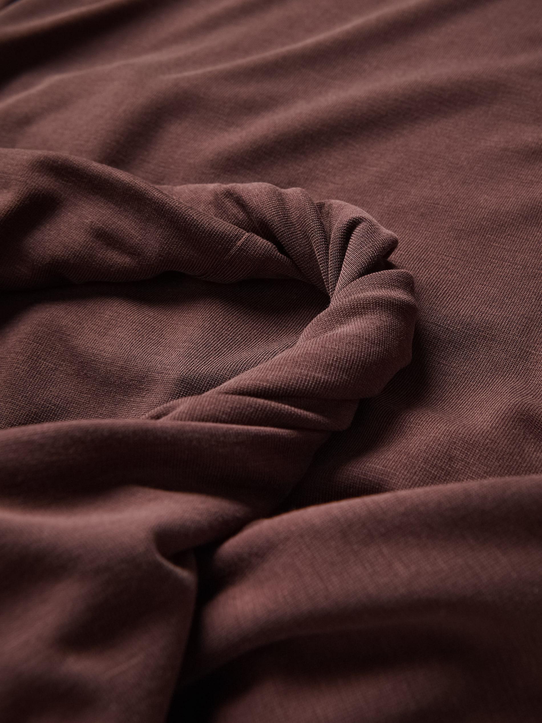 Brown Asymmetric Blouse, Brown, large image number 5