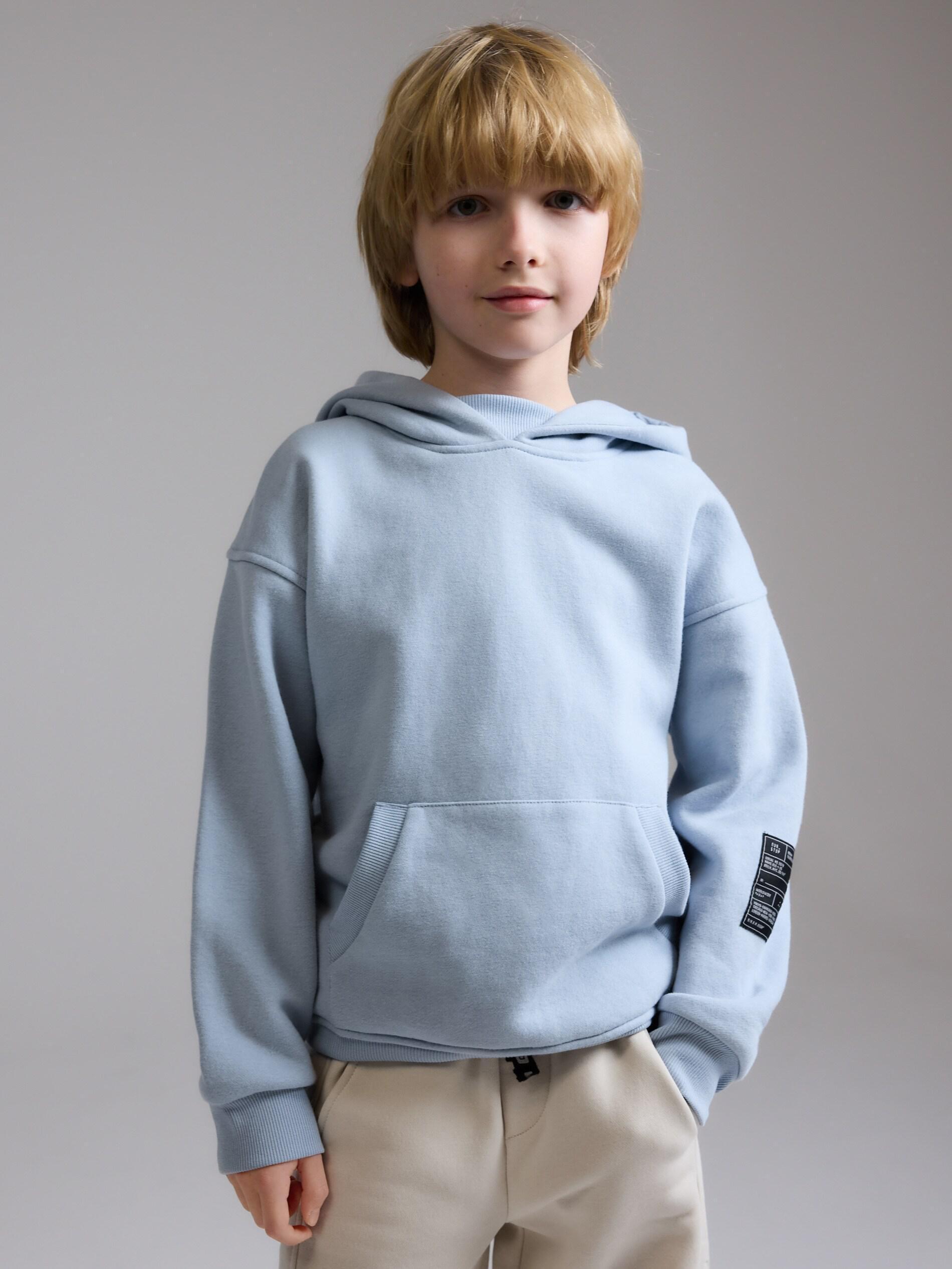 Turquoise Jogging Top, Kids Boy, Turquoise, large image number 0