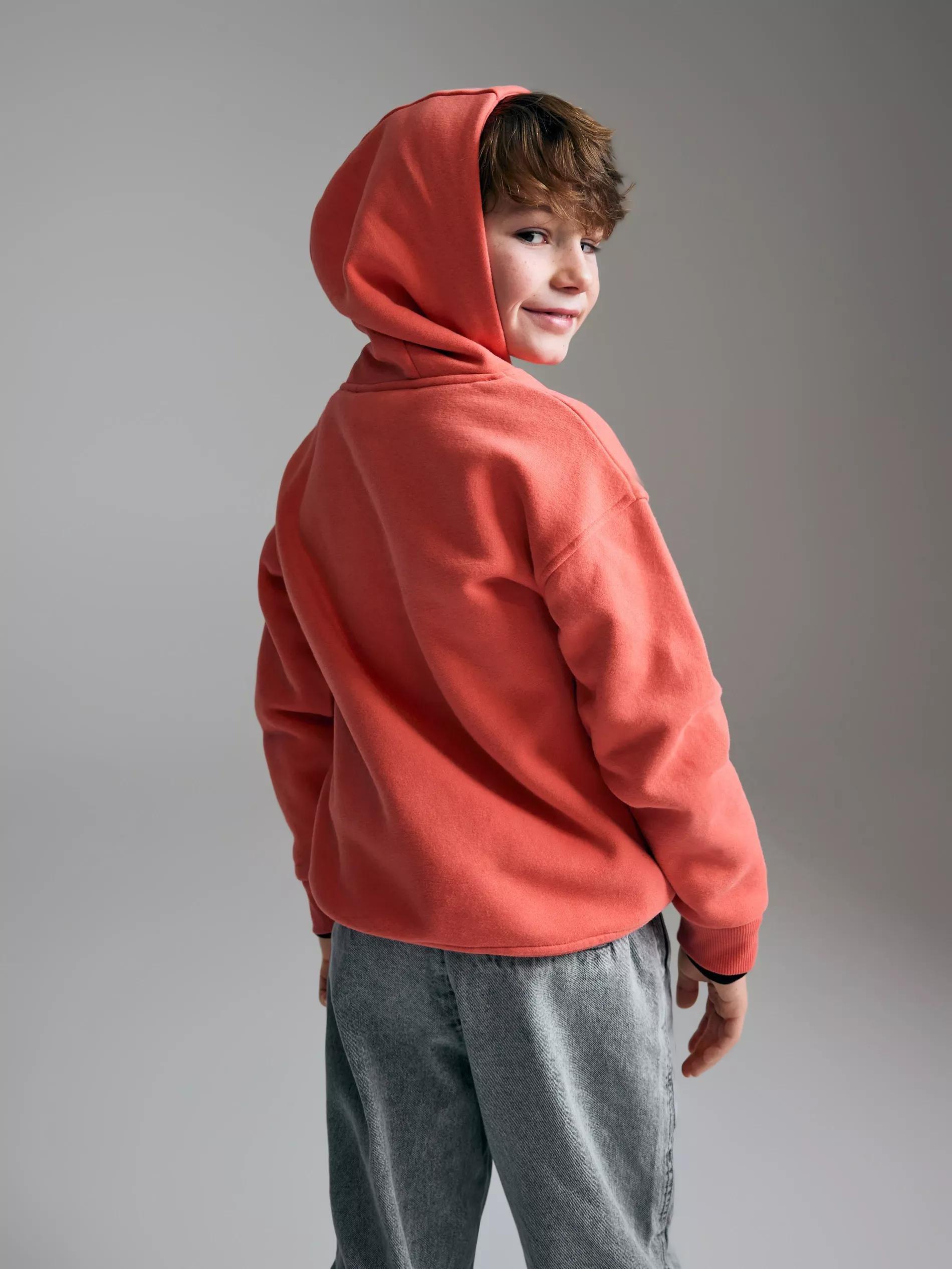Orange Jogging Top, Kids Boy, , medium