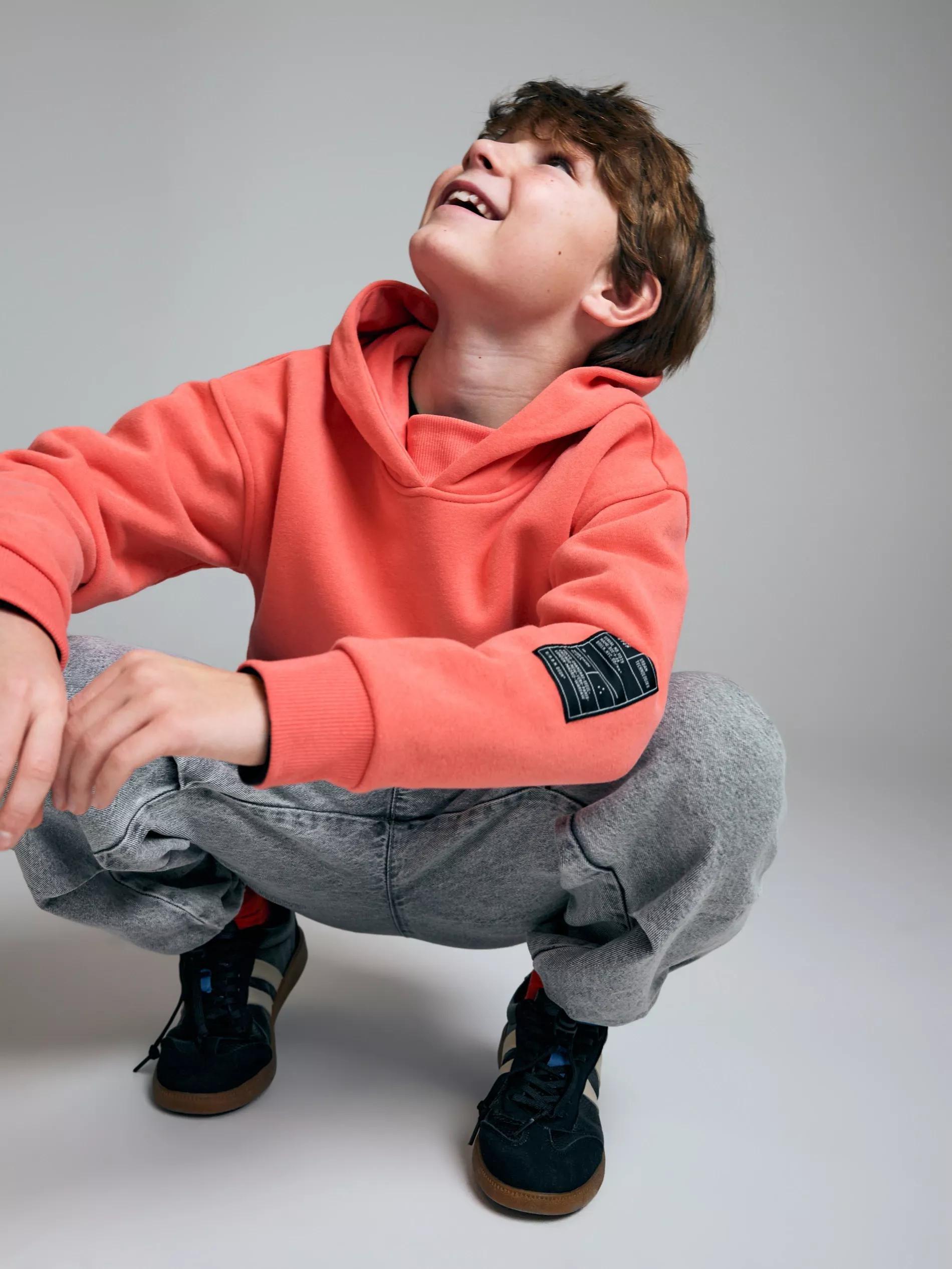 Orange Jogging Top, Kids Boy, , large image number 4