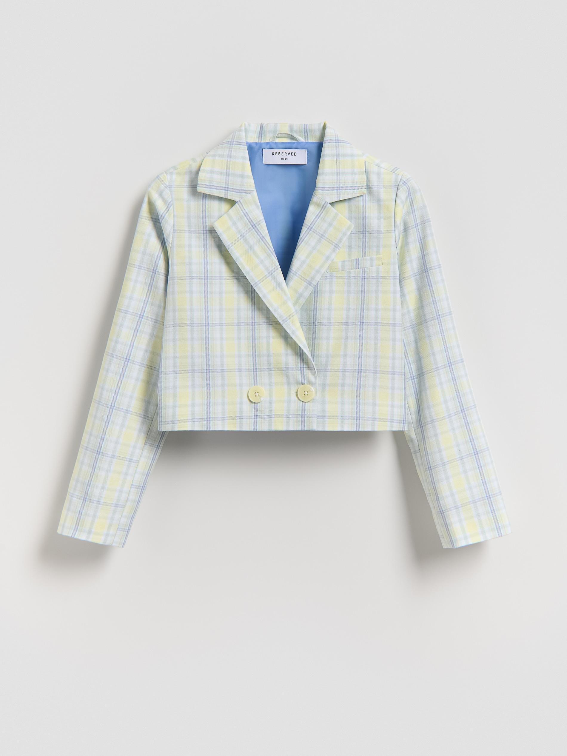Multicolour Check Blazer, Multicolor, large image number 0