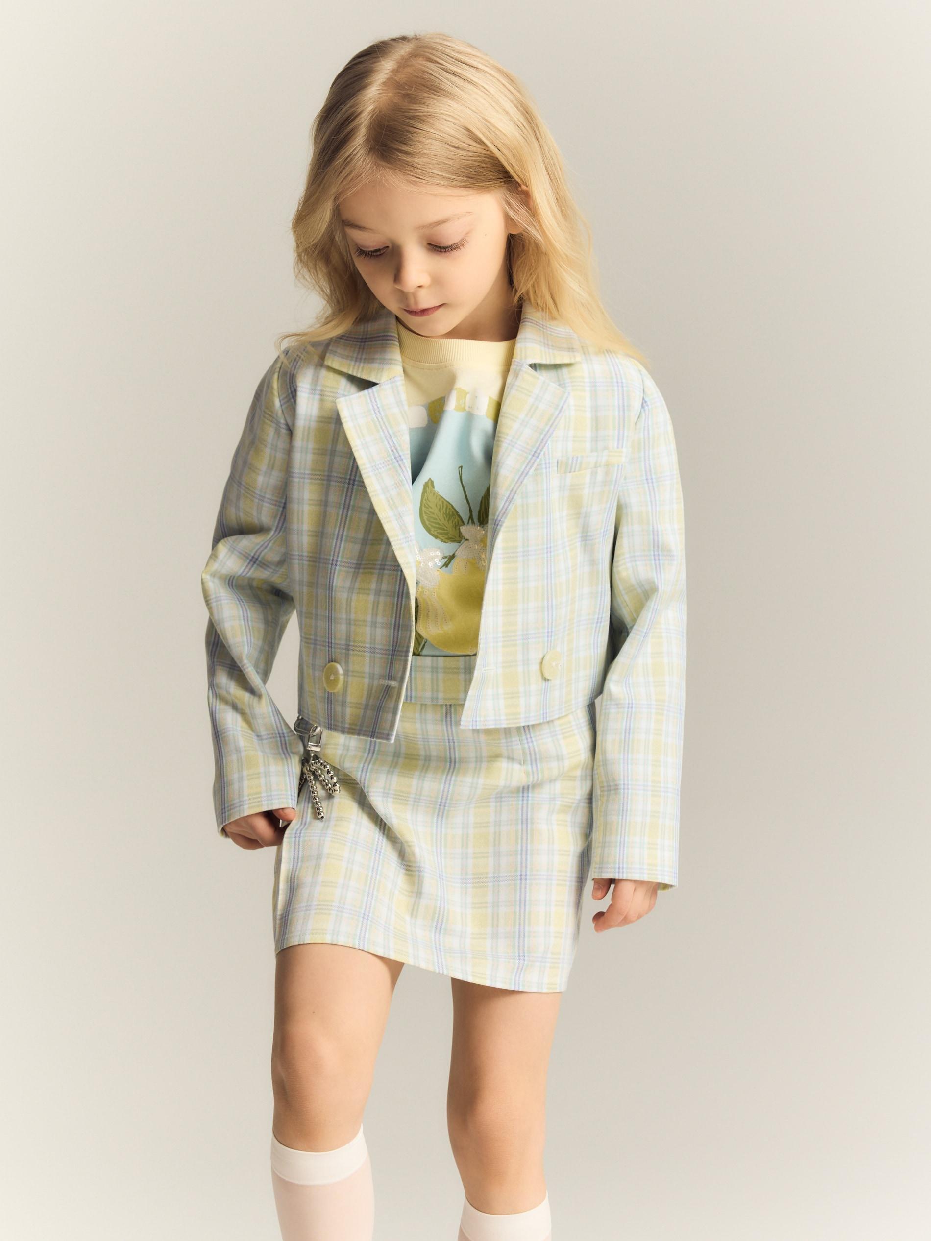 Multicolour Check Blazer, Multicolor, large image number 1