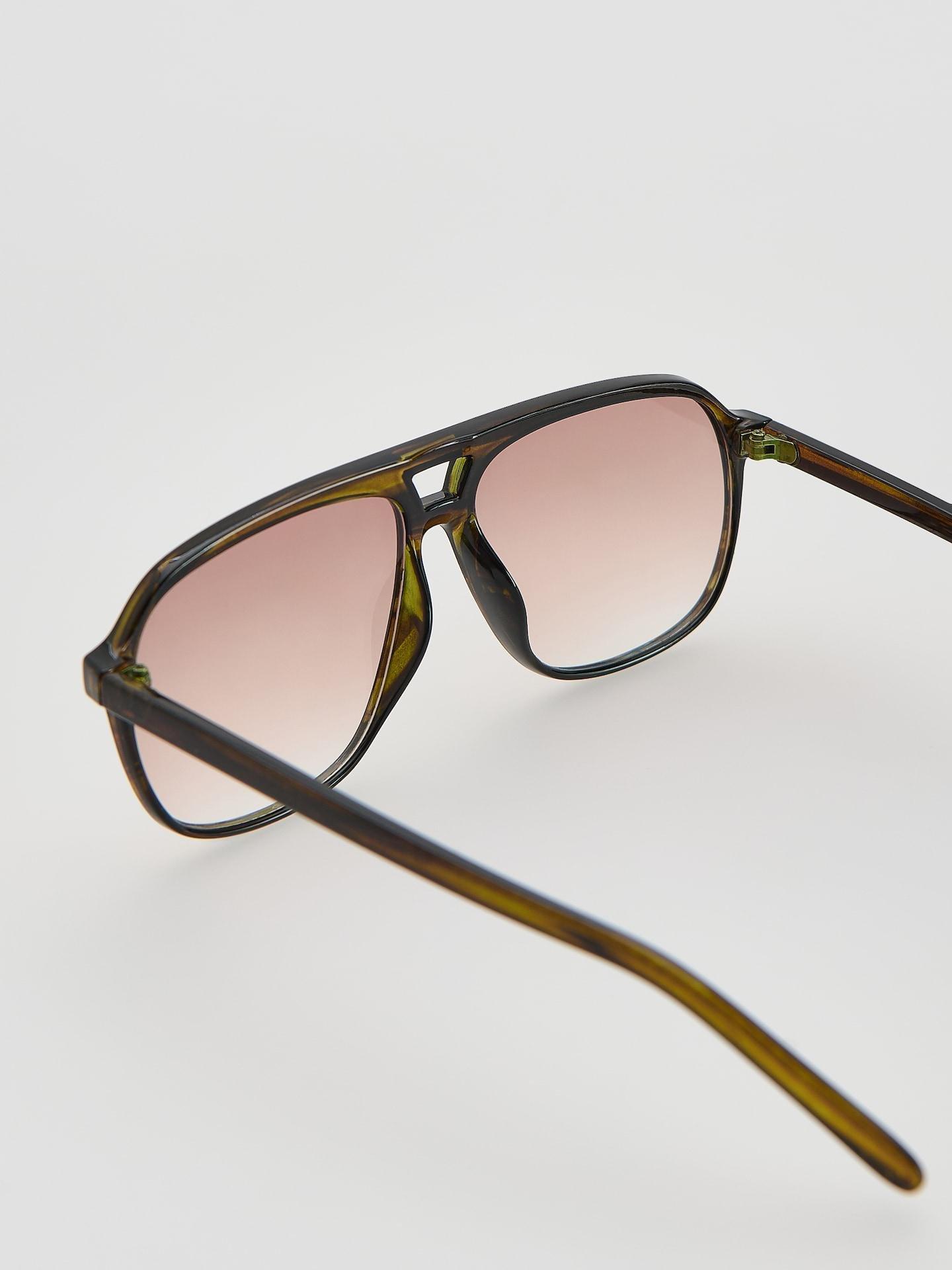 Brown Aviator Sunglasses, Brown, large image number 2