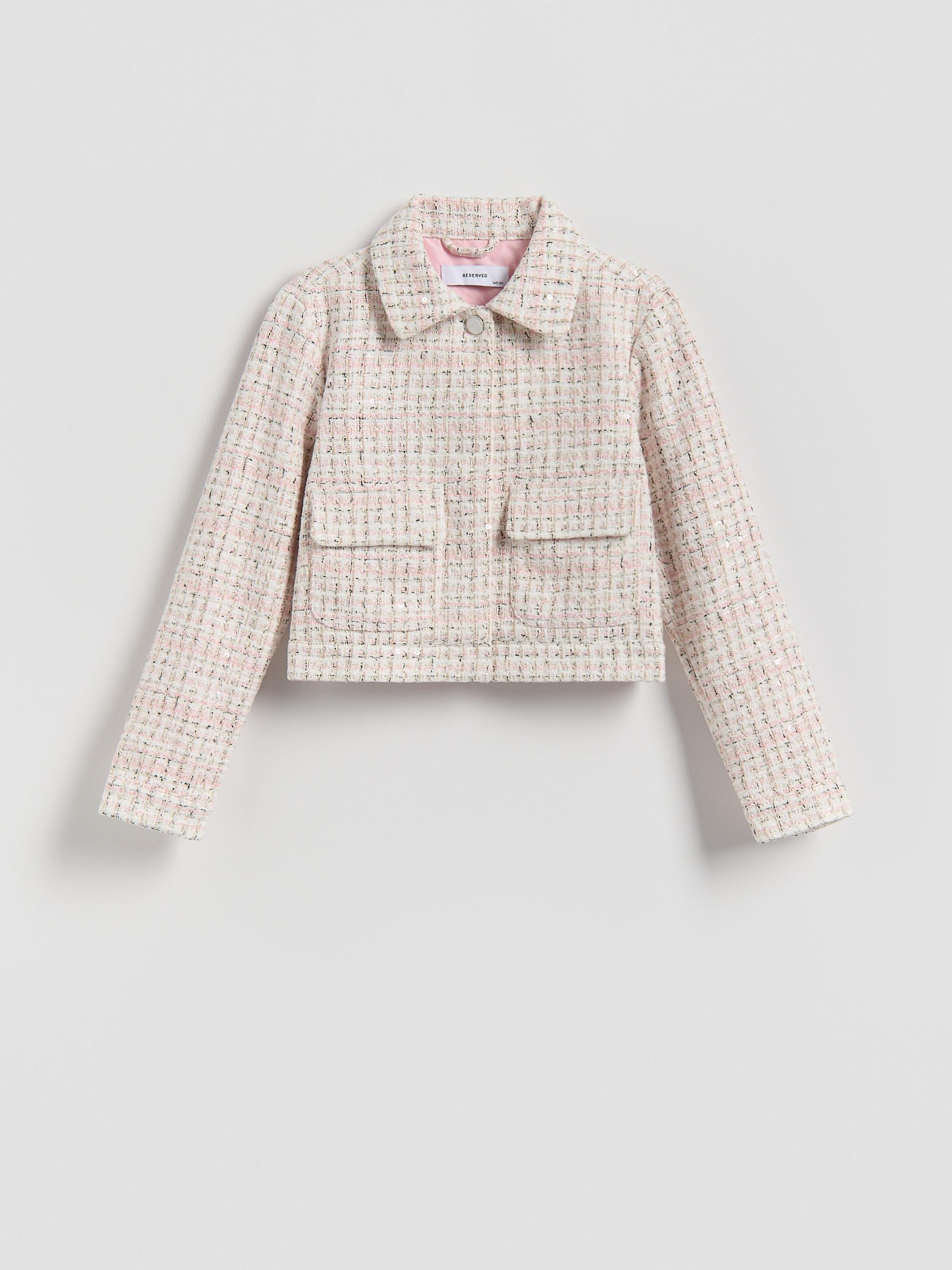 Multicolour Tweed Blazer, Multicolor, large image number 0