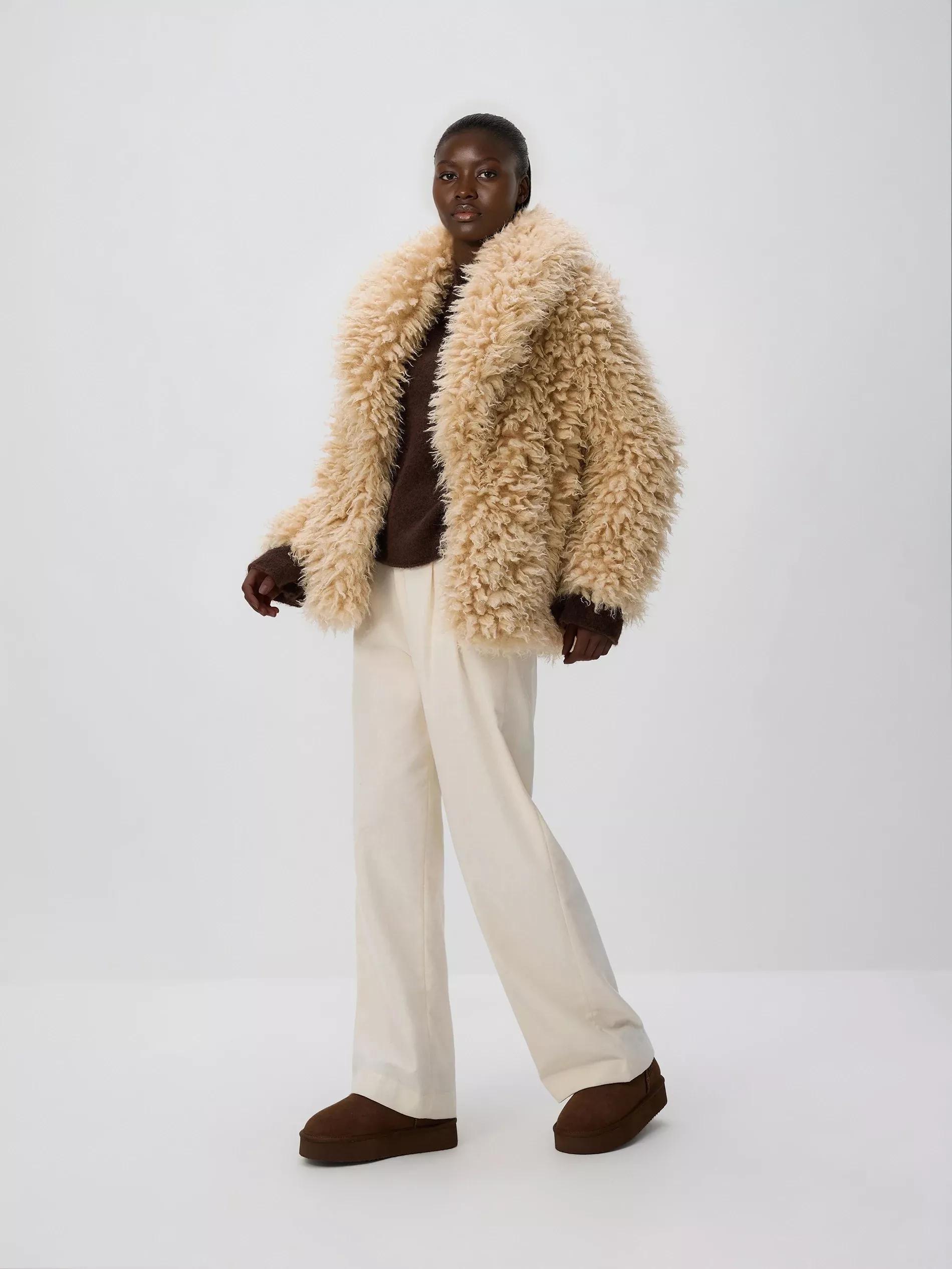 DARK BROWN Suede snow boots, Brown, large image number 0