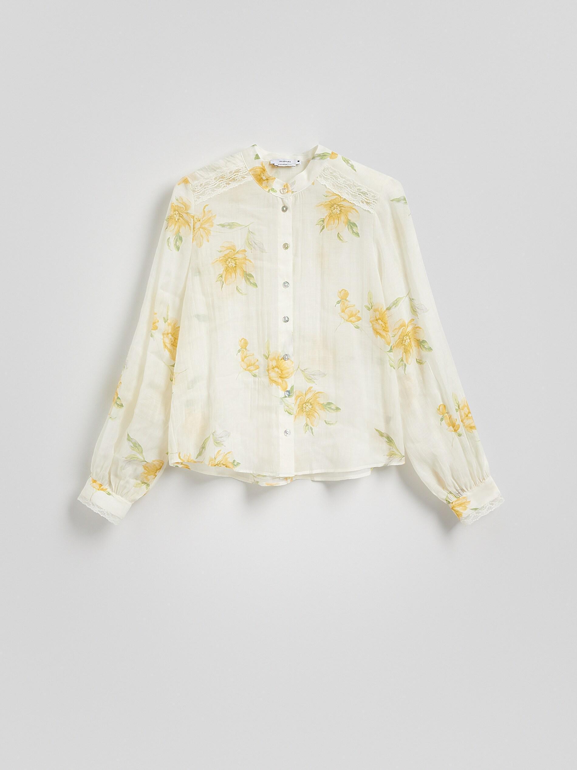 Multicolour Lyocell Blend Shirt, , large image number 0