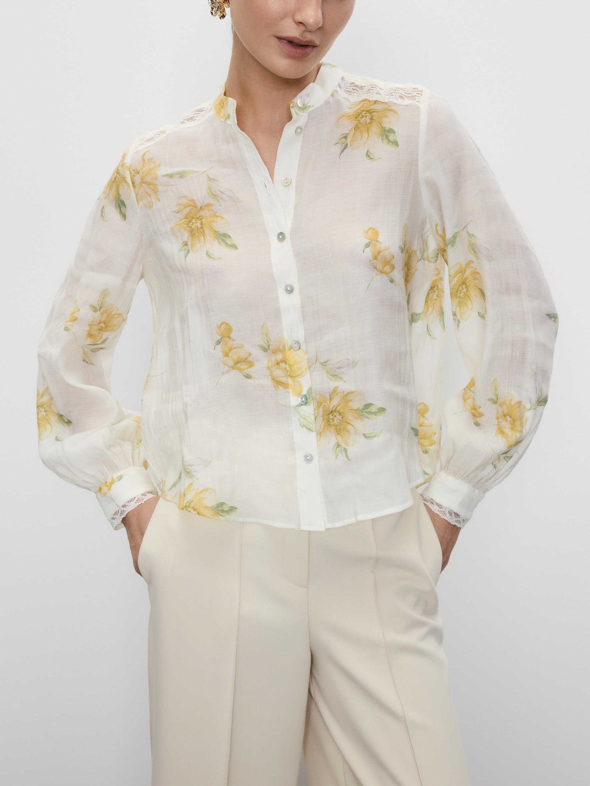 Multicolour Lyocell Blend Shirt, , large image number 2