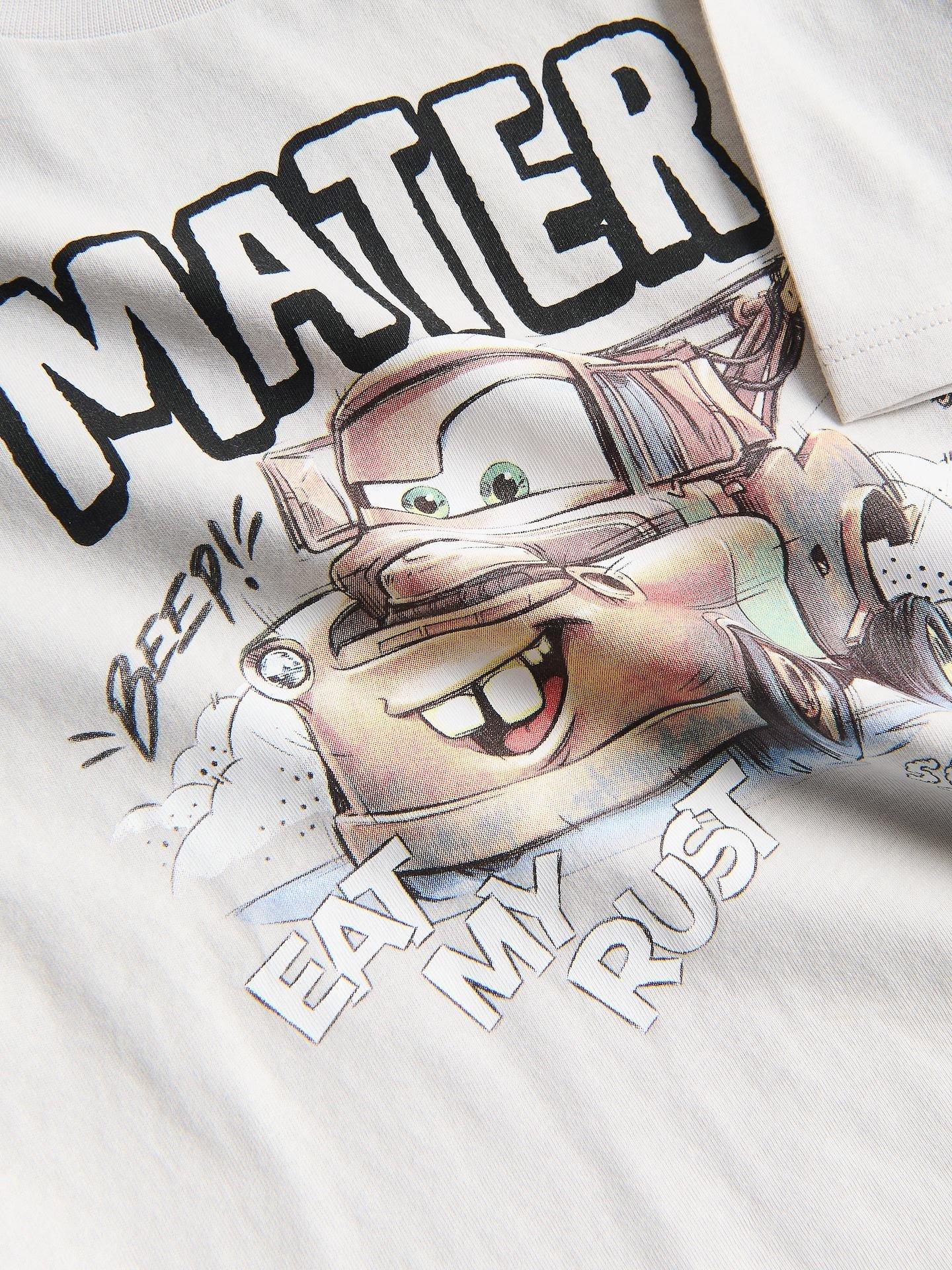 Grey Cotton T-Shirt Cars, Light grey, large image number 1