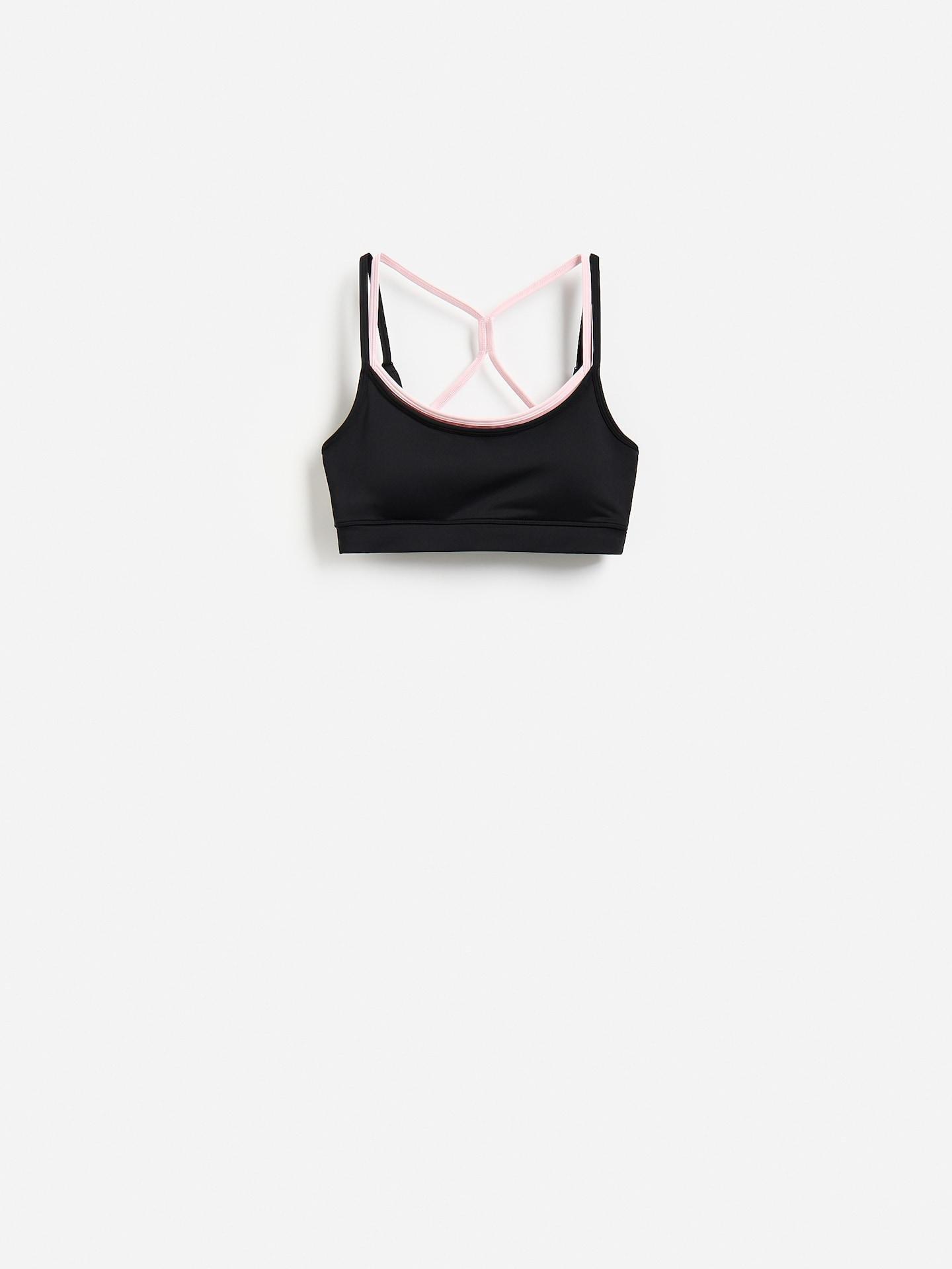 Black Sports Top, Black, large image number 3
