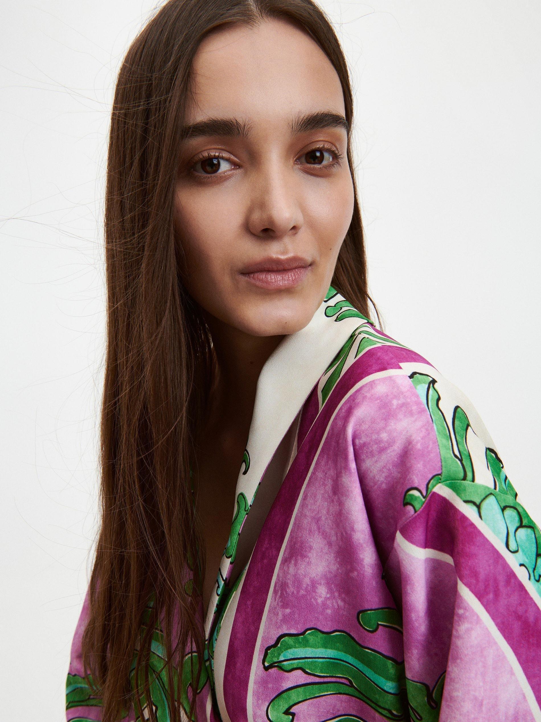 Multicolour Kimono Dress, , large image number 3