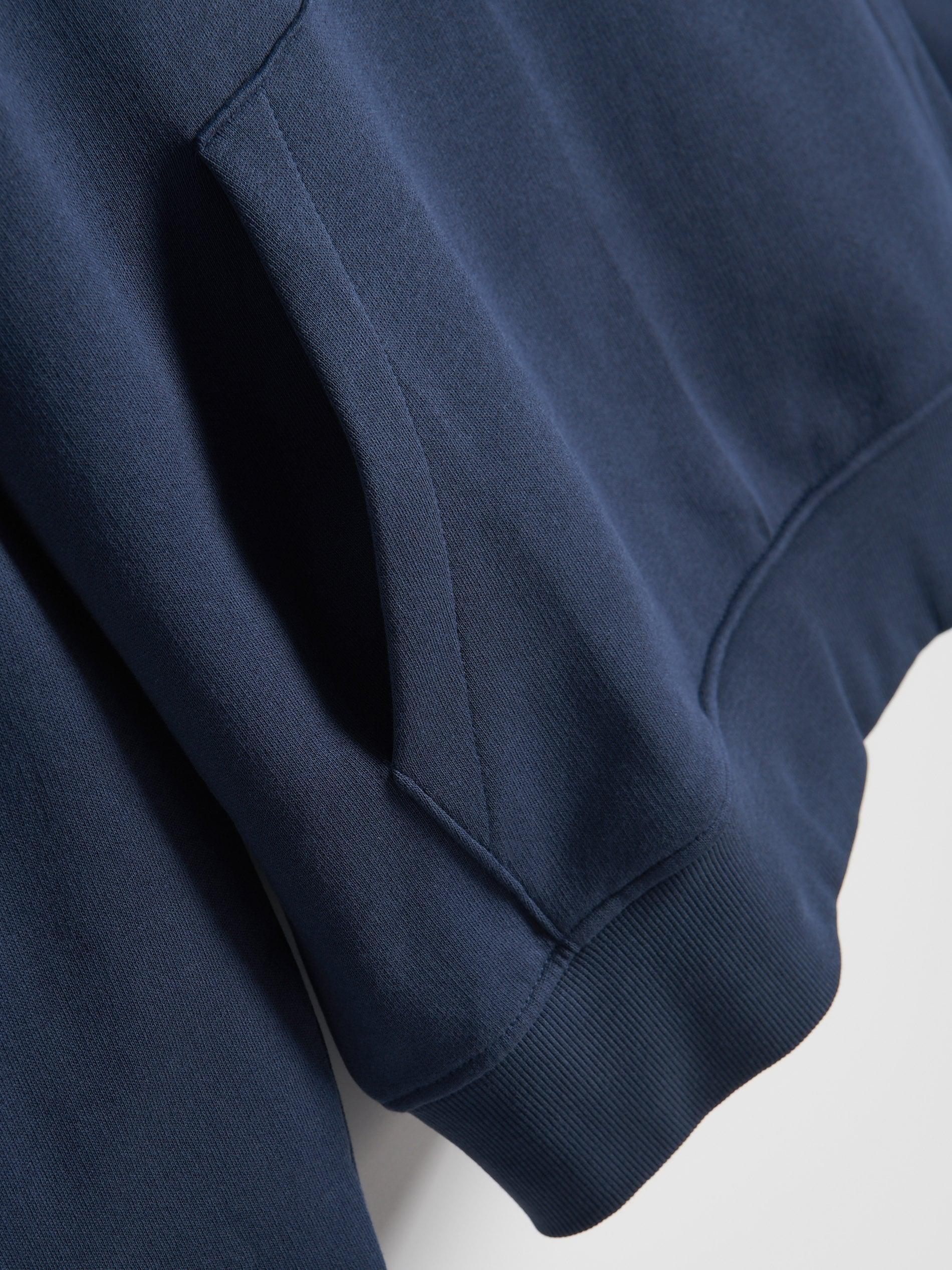 Blue Cotton Sweatshirt, , large image number 5