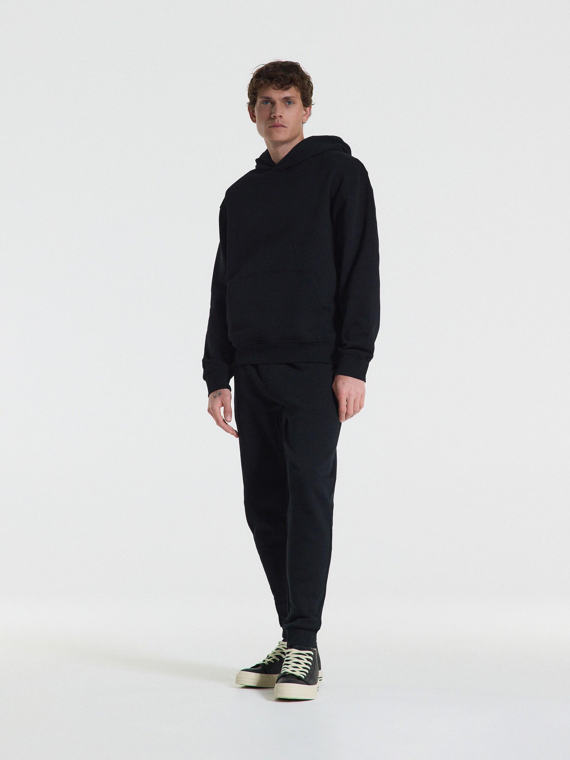 Black Cotton Sweatshirt, , large image number 3