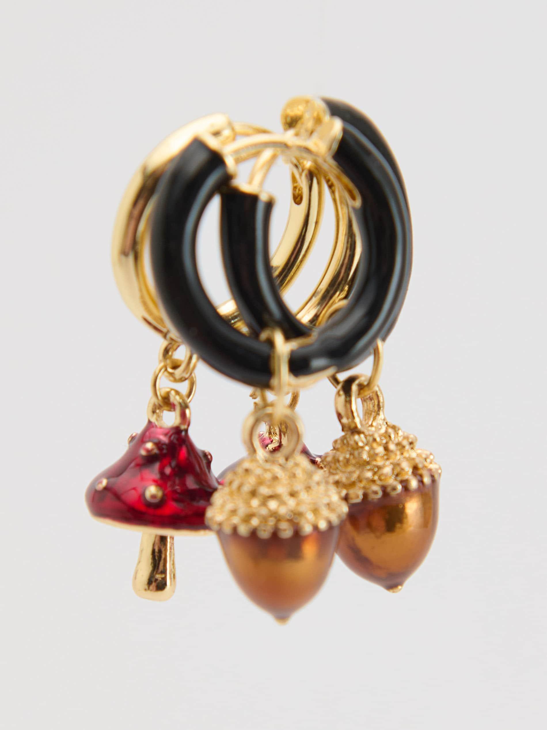 Multicolour Earring Set 2-Pack, Multicolor, large image number 1