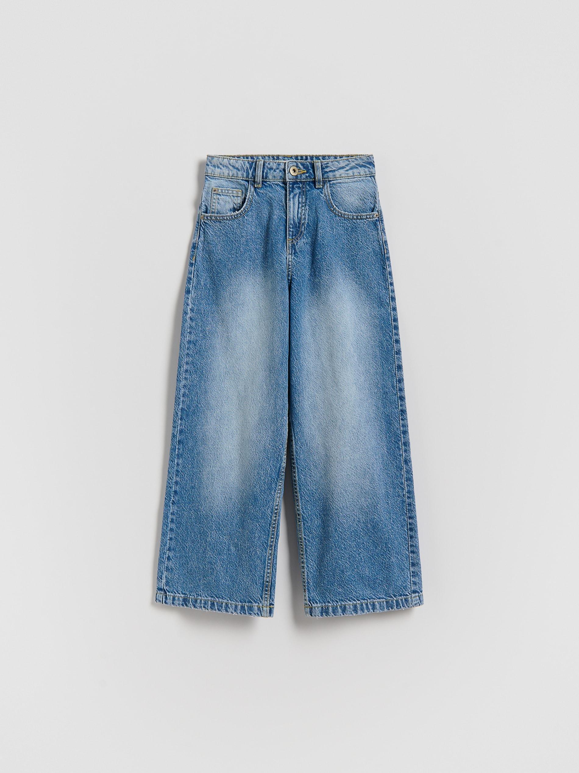 Cream Cotton Set With Print, Blue, large image number 0