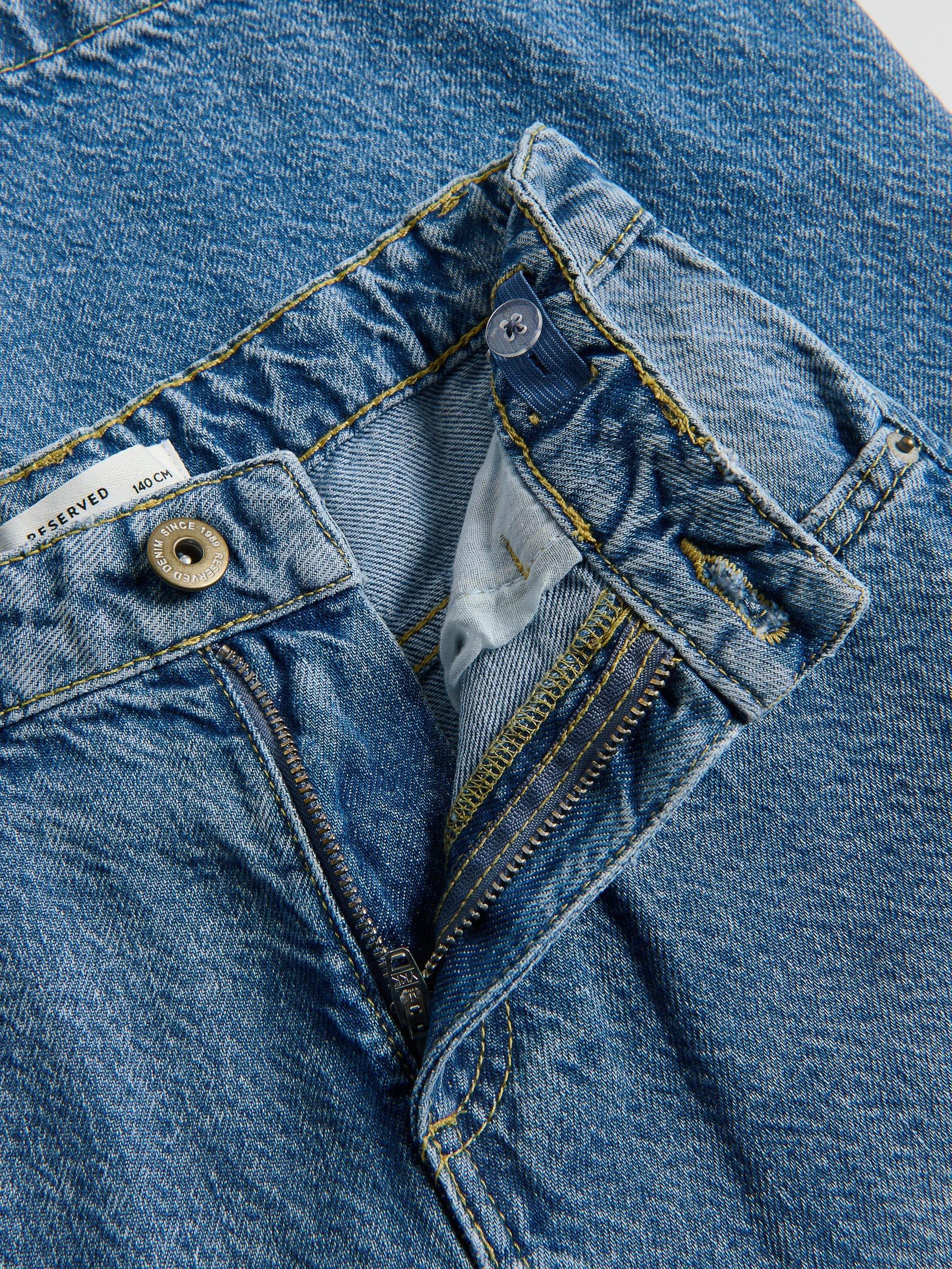 Cream Cotton Set With Print, Blue, large image number 1