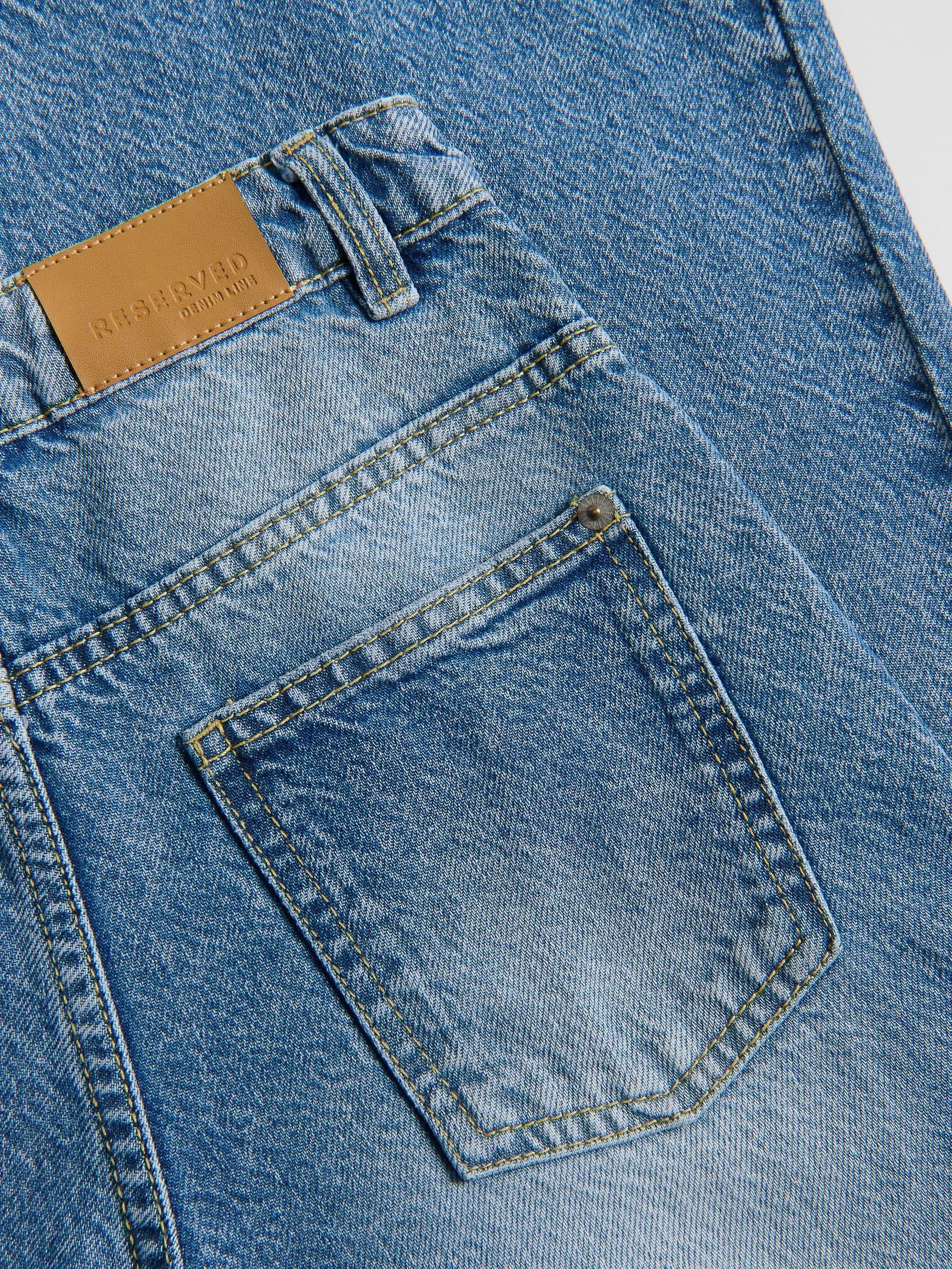 Cream Cotton Set With Print, Blue, medium