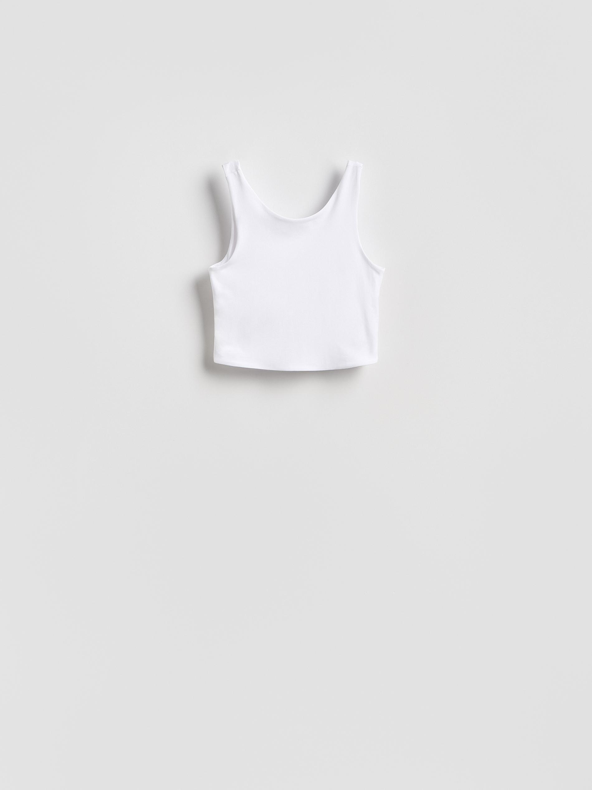 White Top With Decorative Back, White, large image number 3
