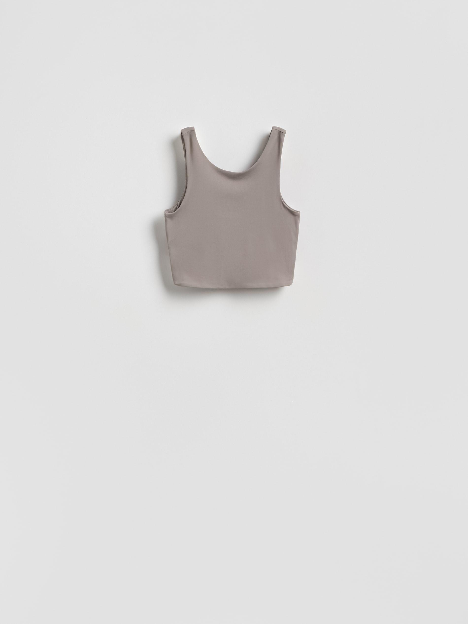 Beige Top With Decorative Back, Beige, medium