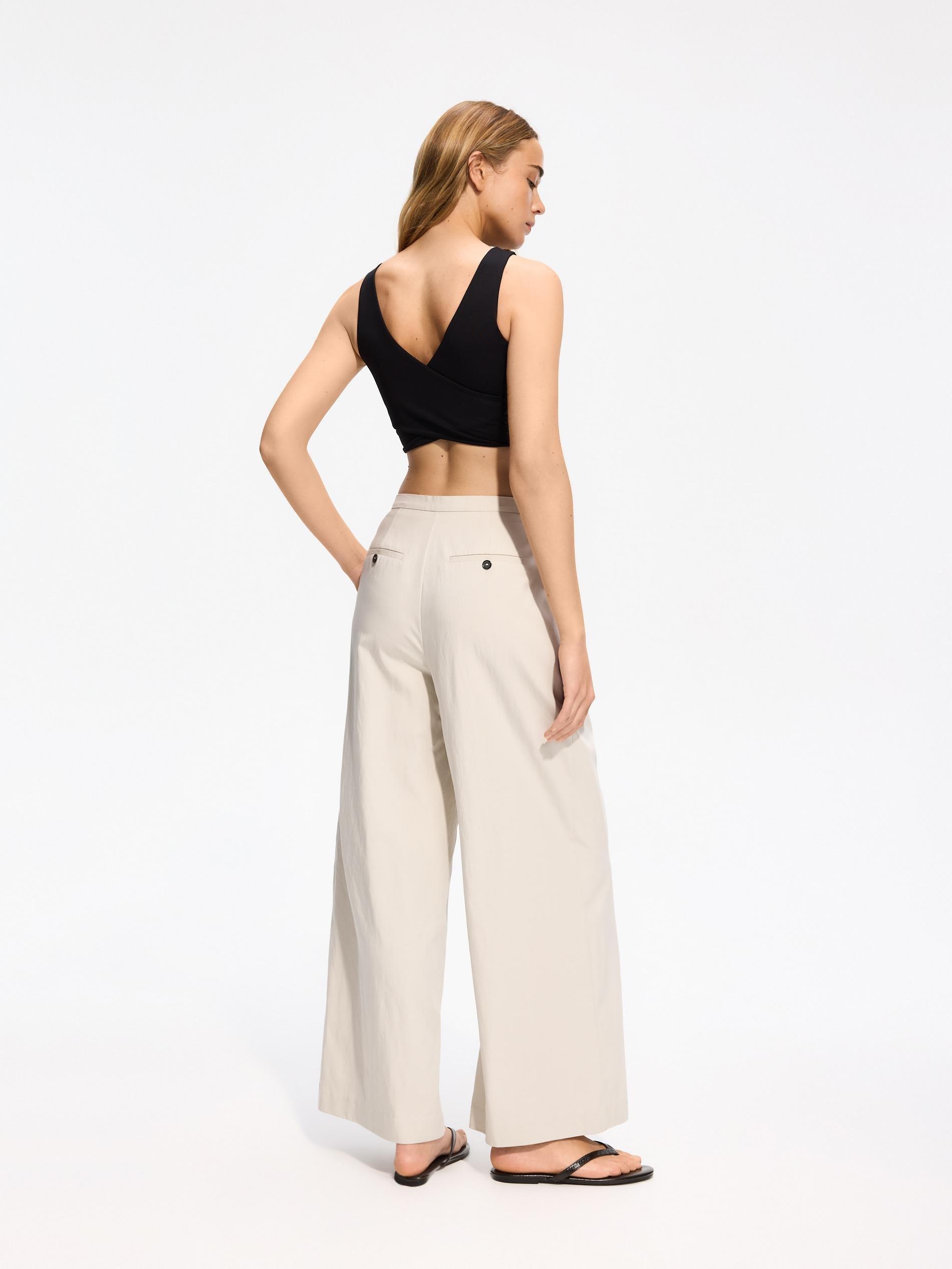Black Top With Decorative Back, Black, medium