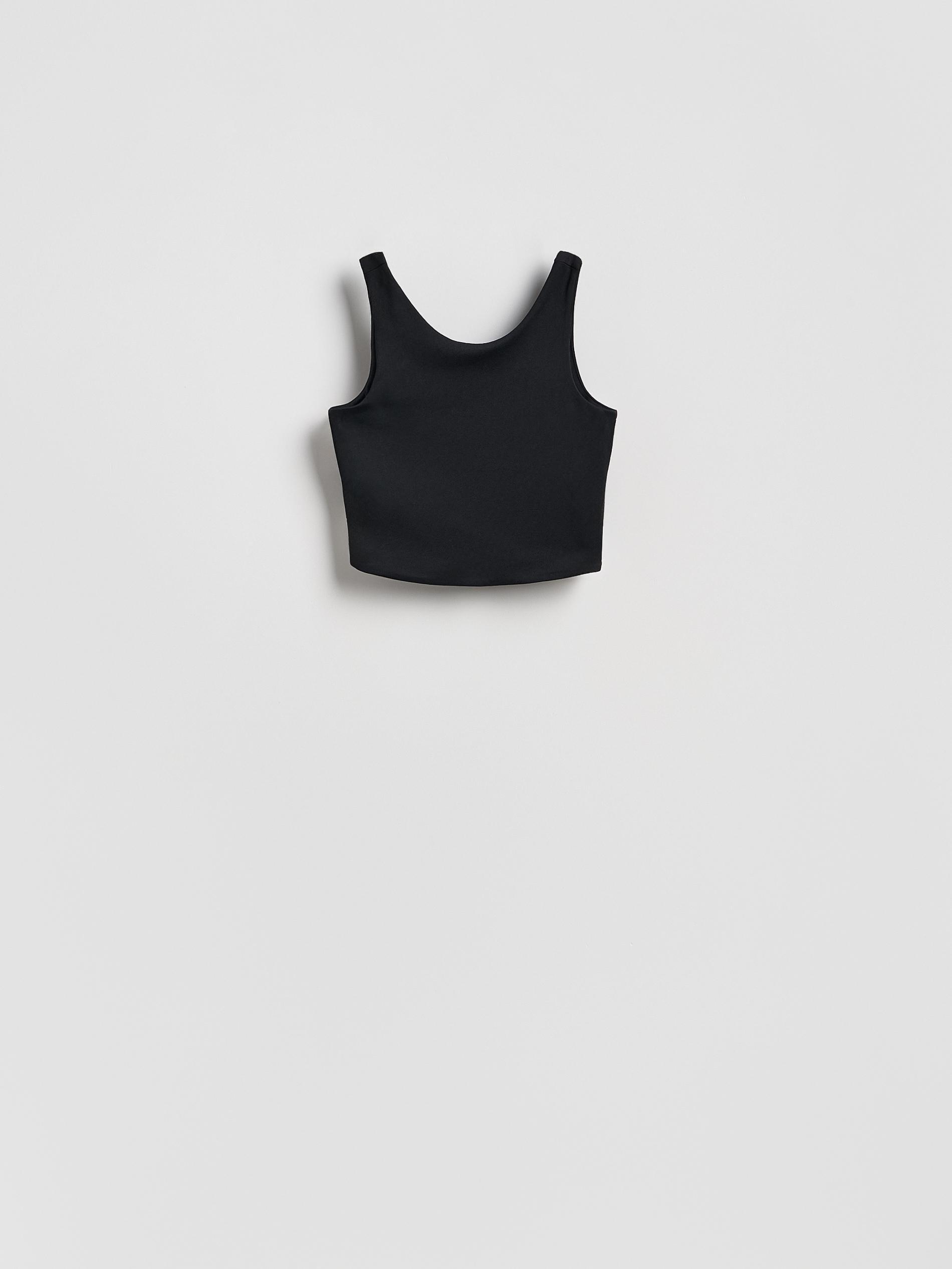Black Top With Decorative Back, Black, large image number 3
