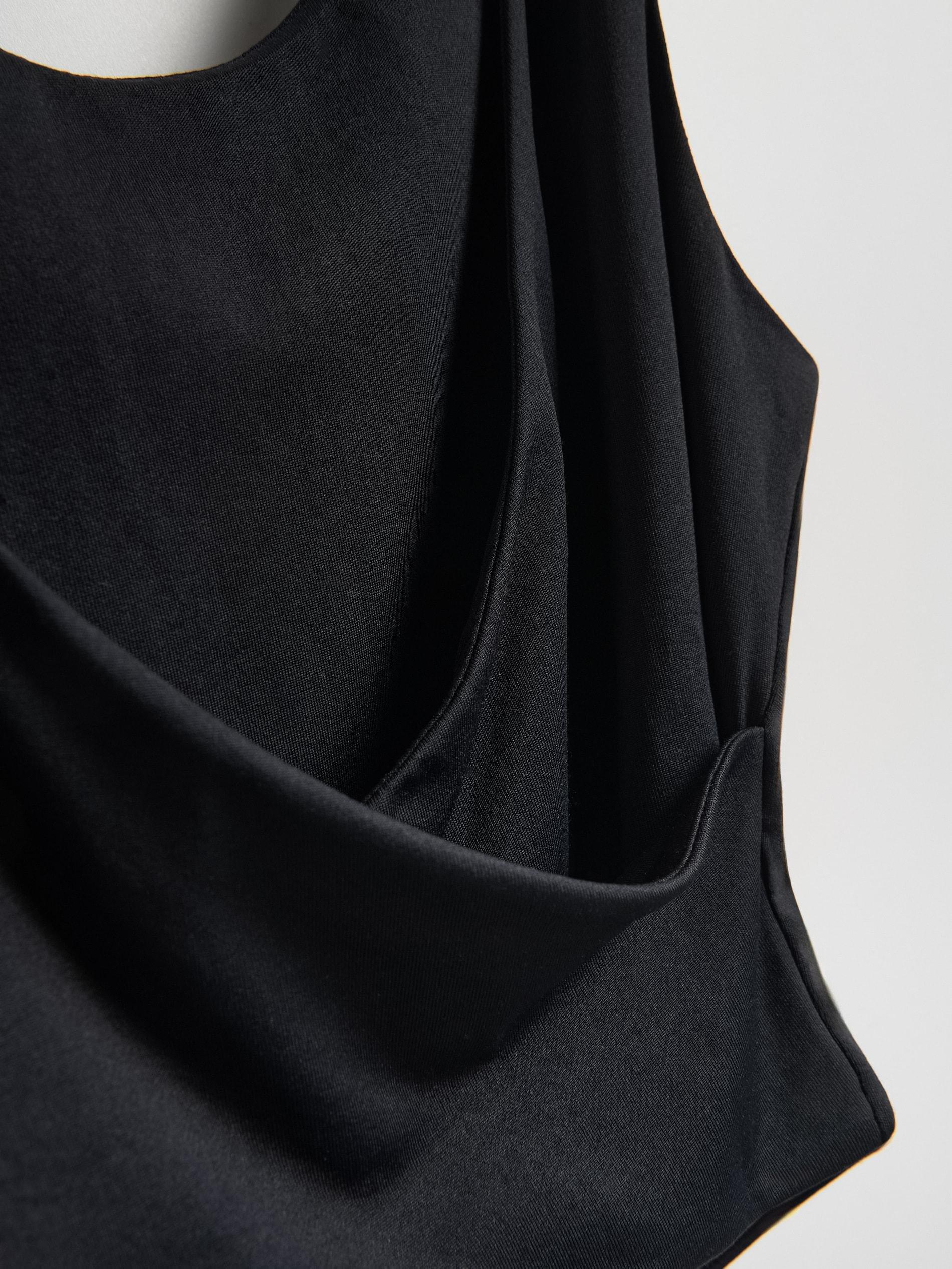 Black Top With Decorative Back, Black, large image number 4