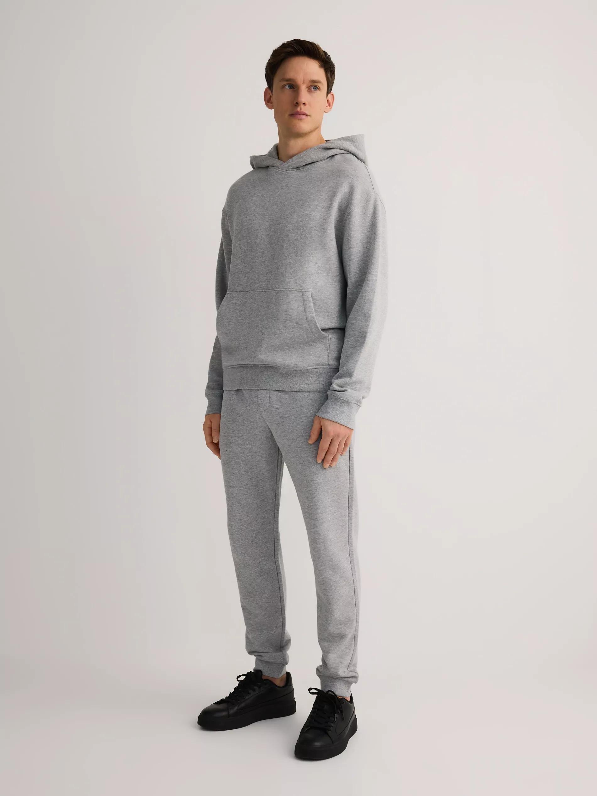 Grey Cotton Rich Sweatpants, , large image number 1