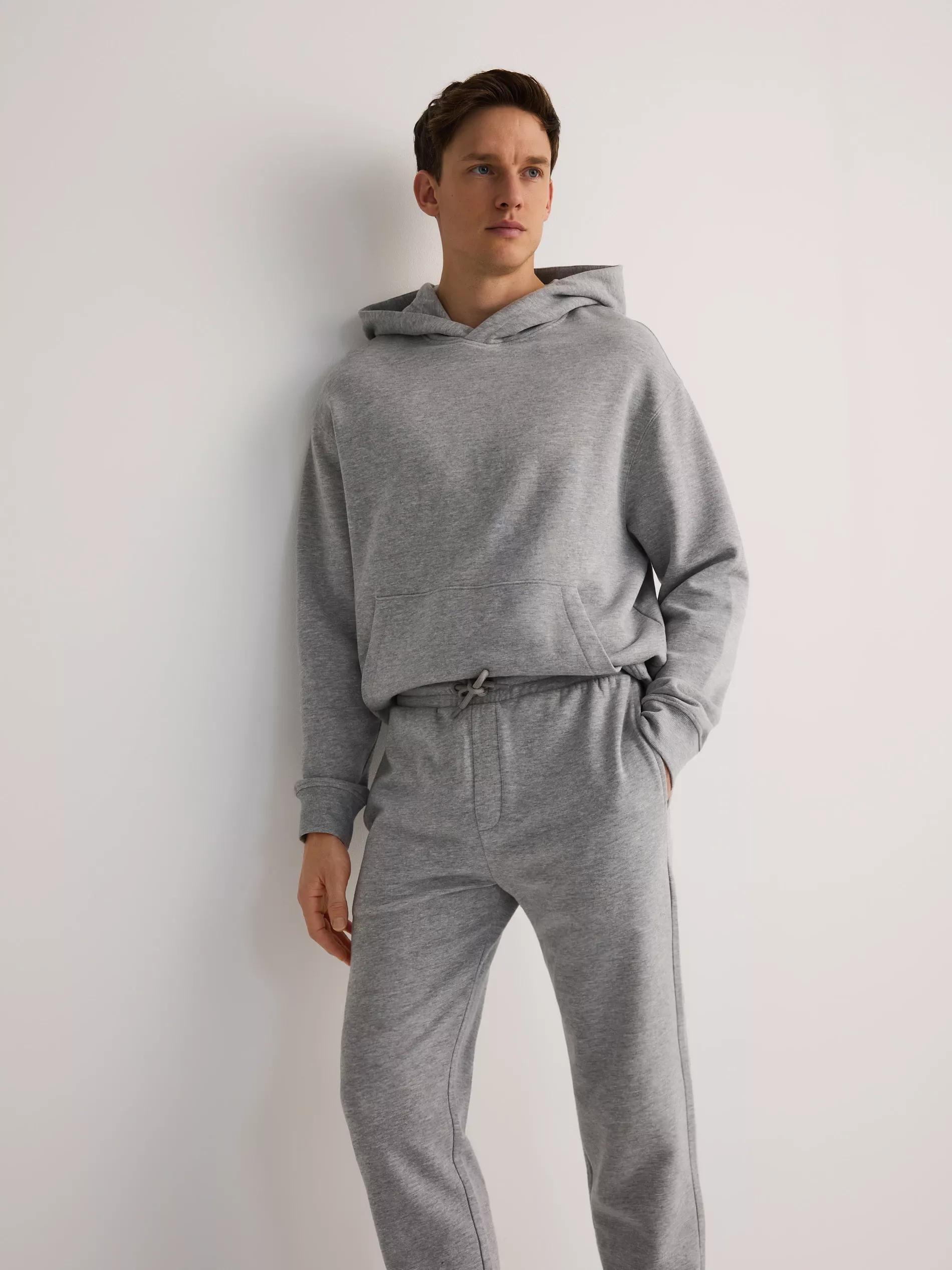 Grey Cotton Rich Sweatpants, , large image number 2