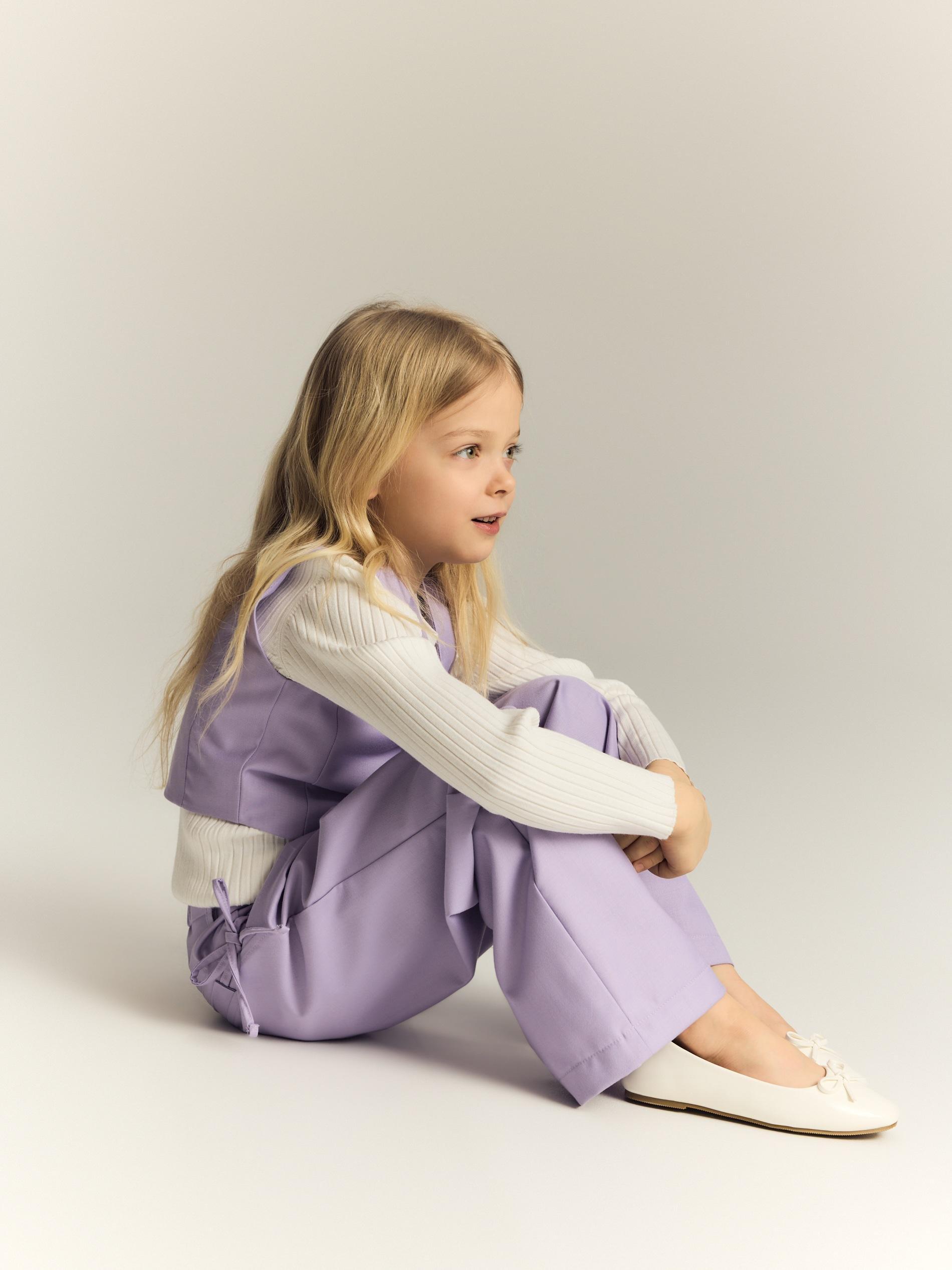Purple Viscose Rich Vest, Purple, large image number 2